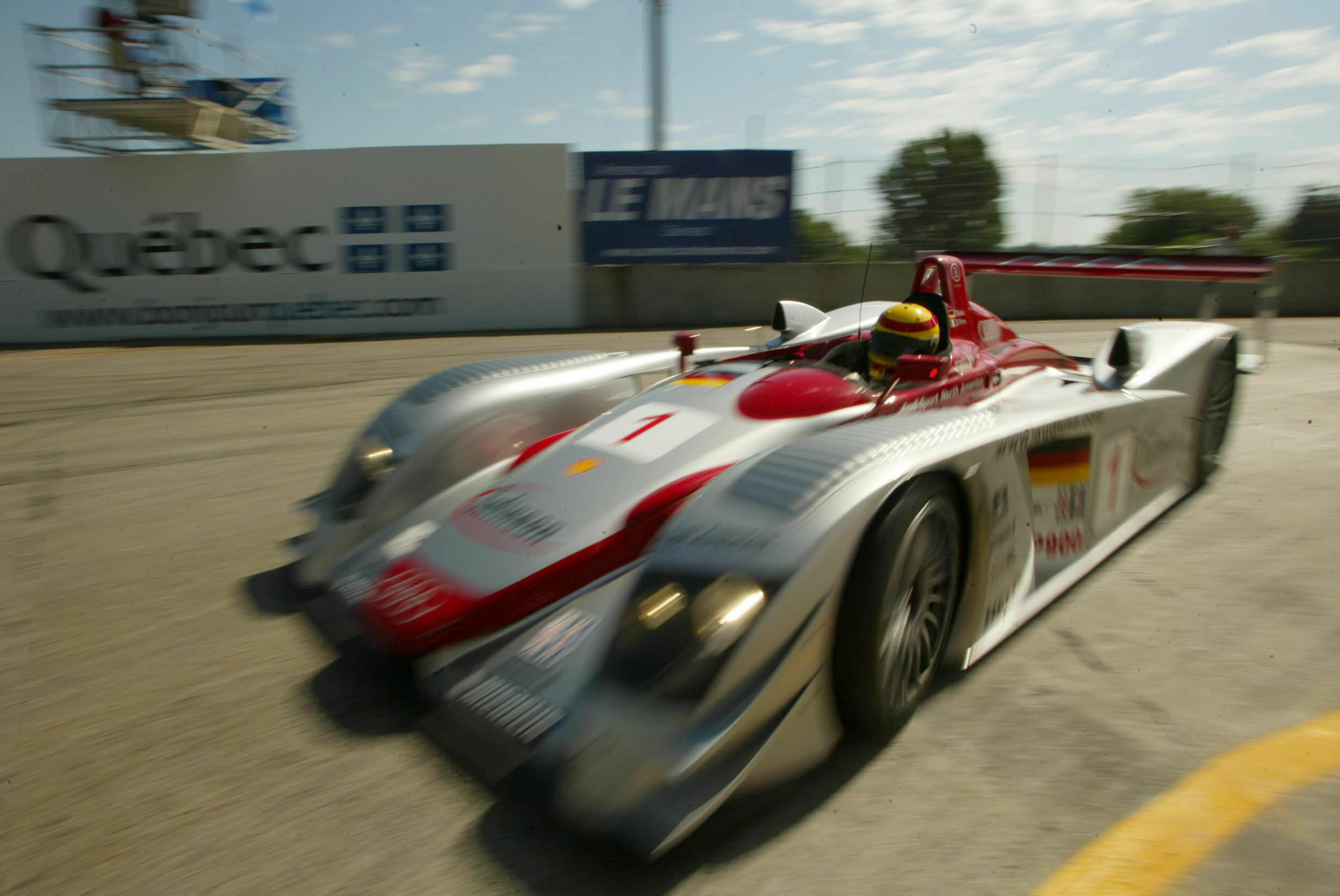 ALMS Trois-Rivières 2002 - Audi R8 #1 (Audi Sport North America), Frank Biela