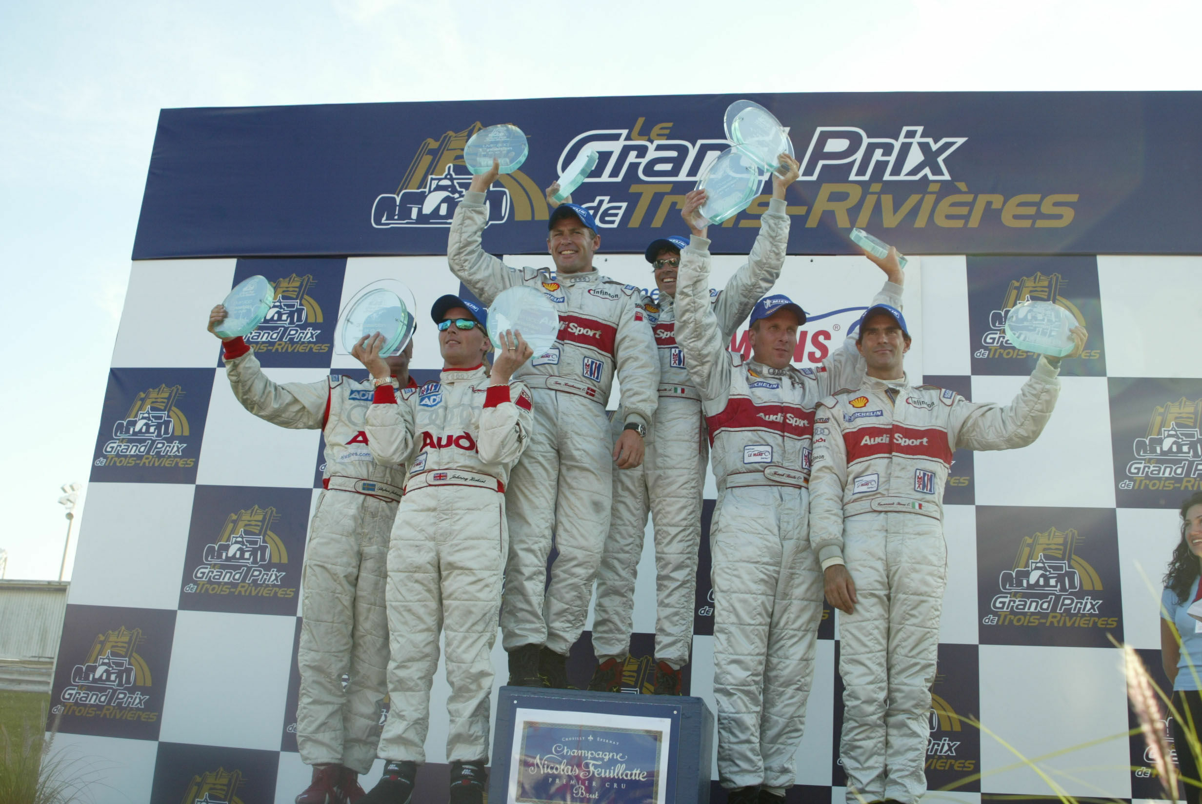ALMS Trois-Rivières 2002 - Stefan Johansson, Johnny Herbert, Tom Kristensen, Dindo Capello, Frank Biela, Emanuele Pirro