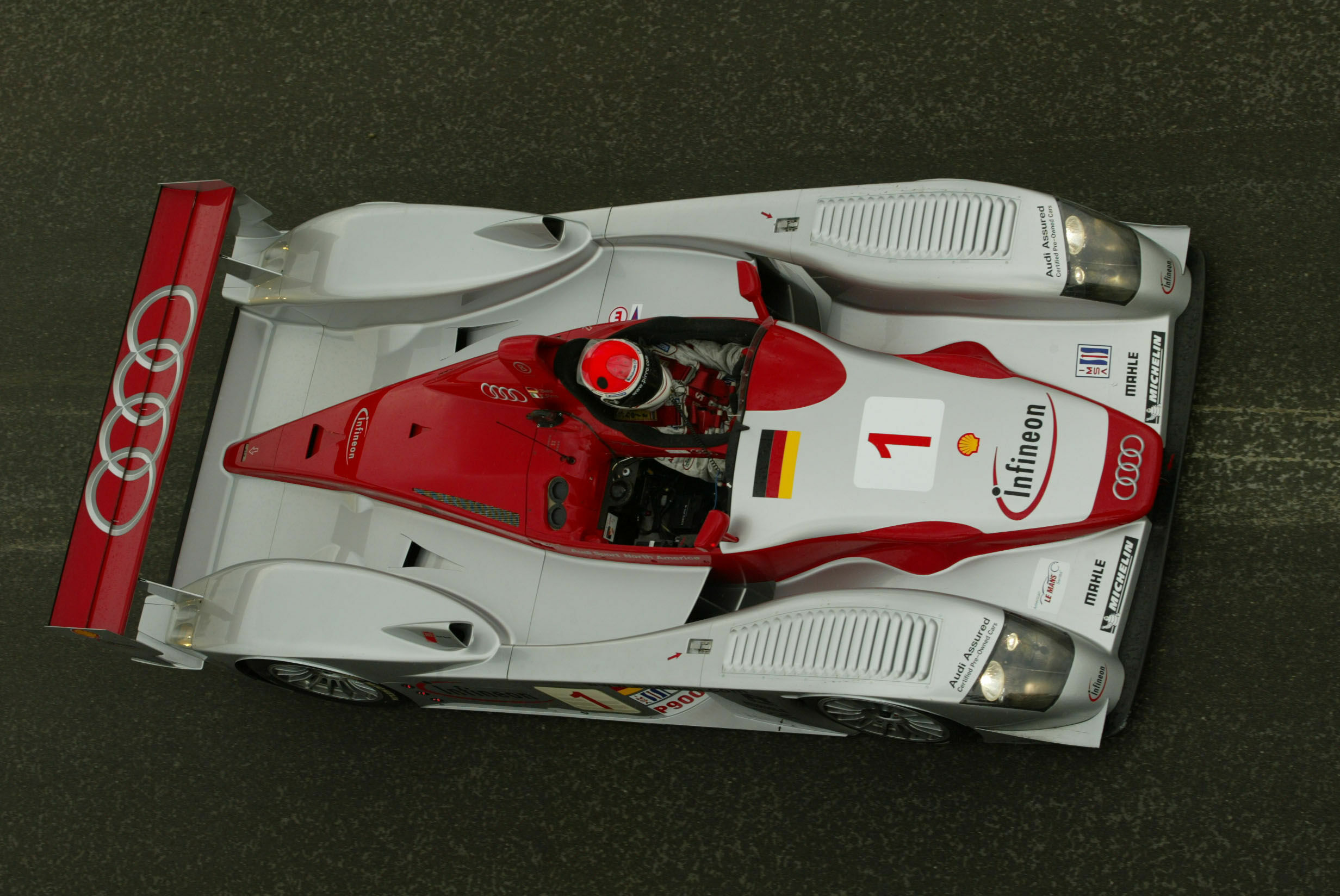 ALMS Mosport 2002 - Audi R8 #1 (Audi Sport North America), Emanuele Pirro