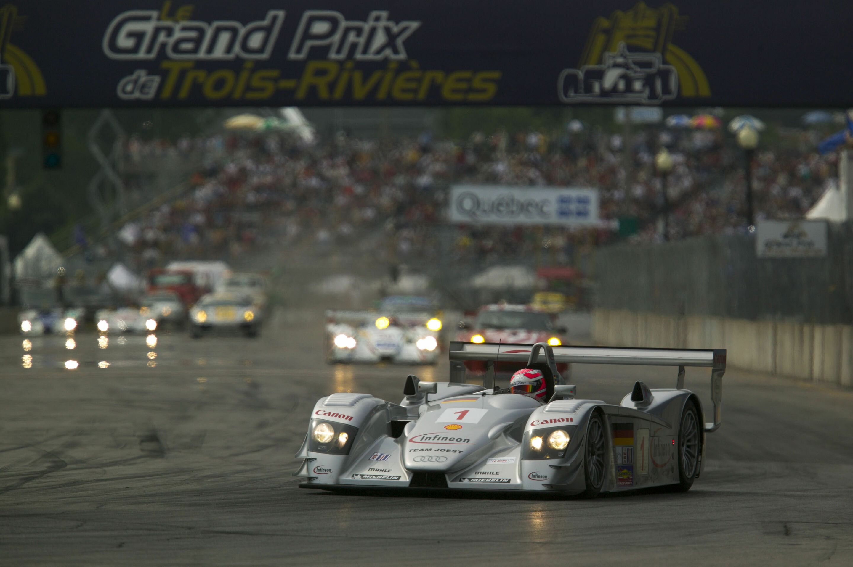 ALMS Trois-Rivières 2003 - Audi R8 #1 (Infineon Team Joest), Emanuele Pirro