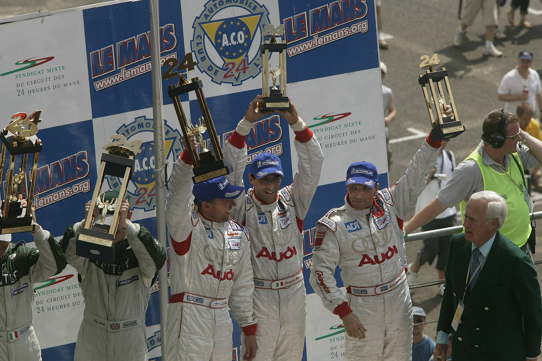 24h Le Mans 2003 - Audi R8 #6 (ADT Champion Racing), Stefan Johansson/JJ Lehto/Emanuele Pirro