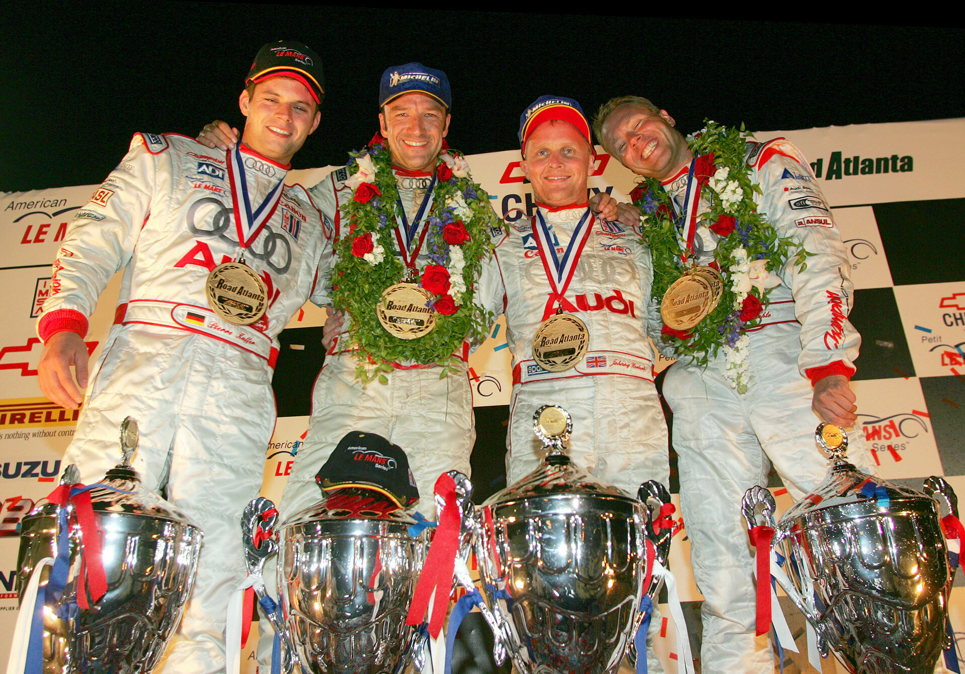 ALMS Road Atlanta 2004 - Pierre Kaffer, Marco Werner, Johnny Herbert, JJ Lehto