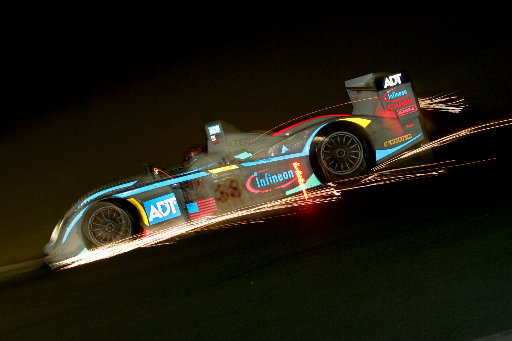 ALMS Laguna Seca 2004 - Audi R8 #38 (Team ADT Champion Racing), JJ Lehto