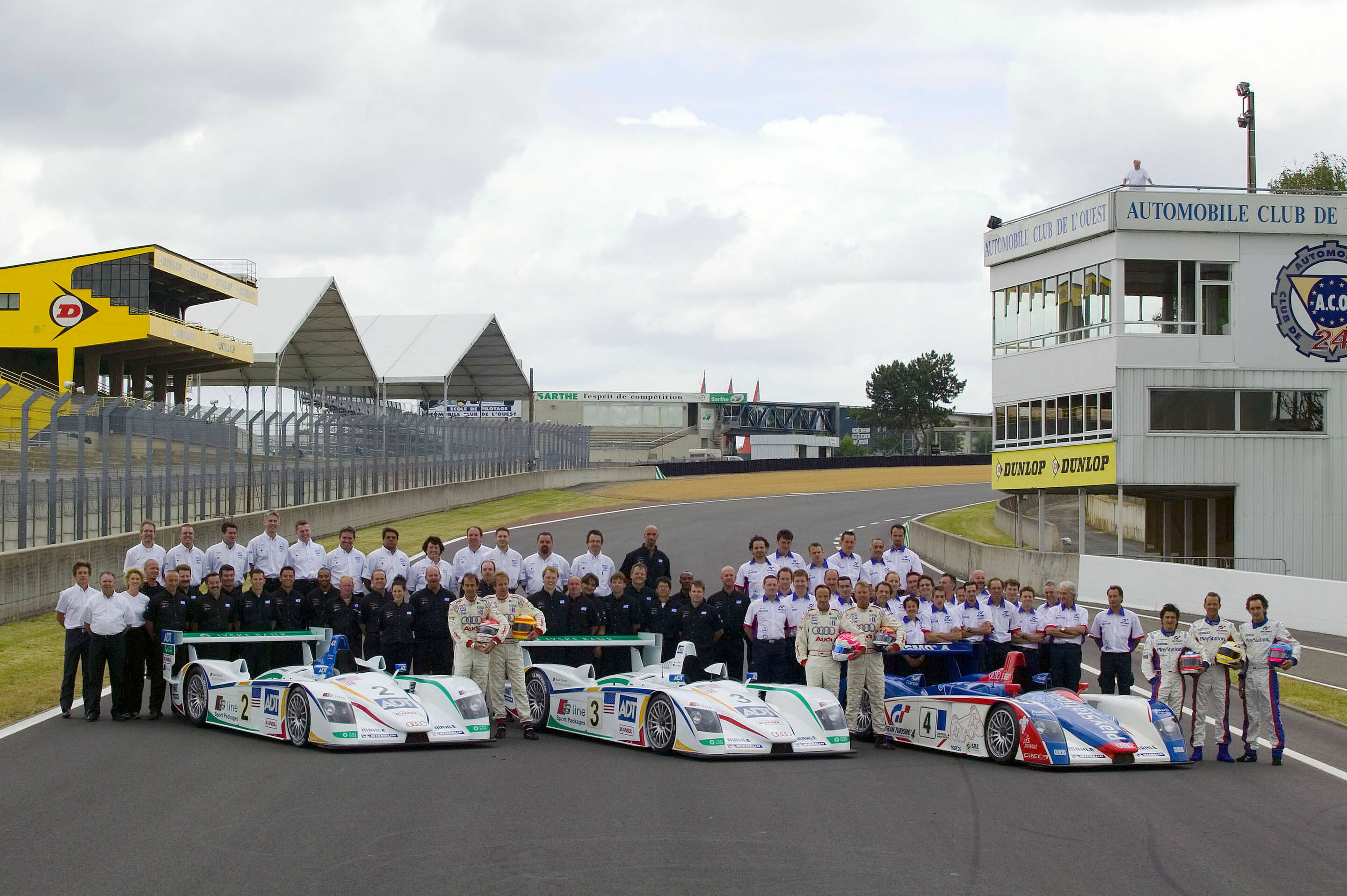 24h Le Mans 2005 - The Audi teams for the 2005 Le Mans 24h
