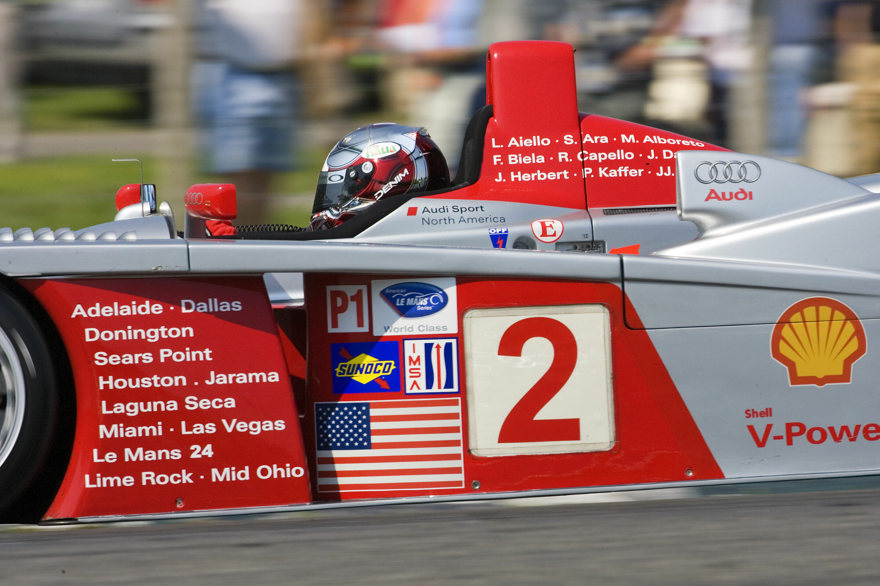 ALMS Lime Rock 2006 - Audi R8 #2 (Audi Sport North America), Dindo Capello