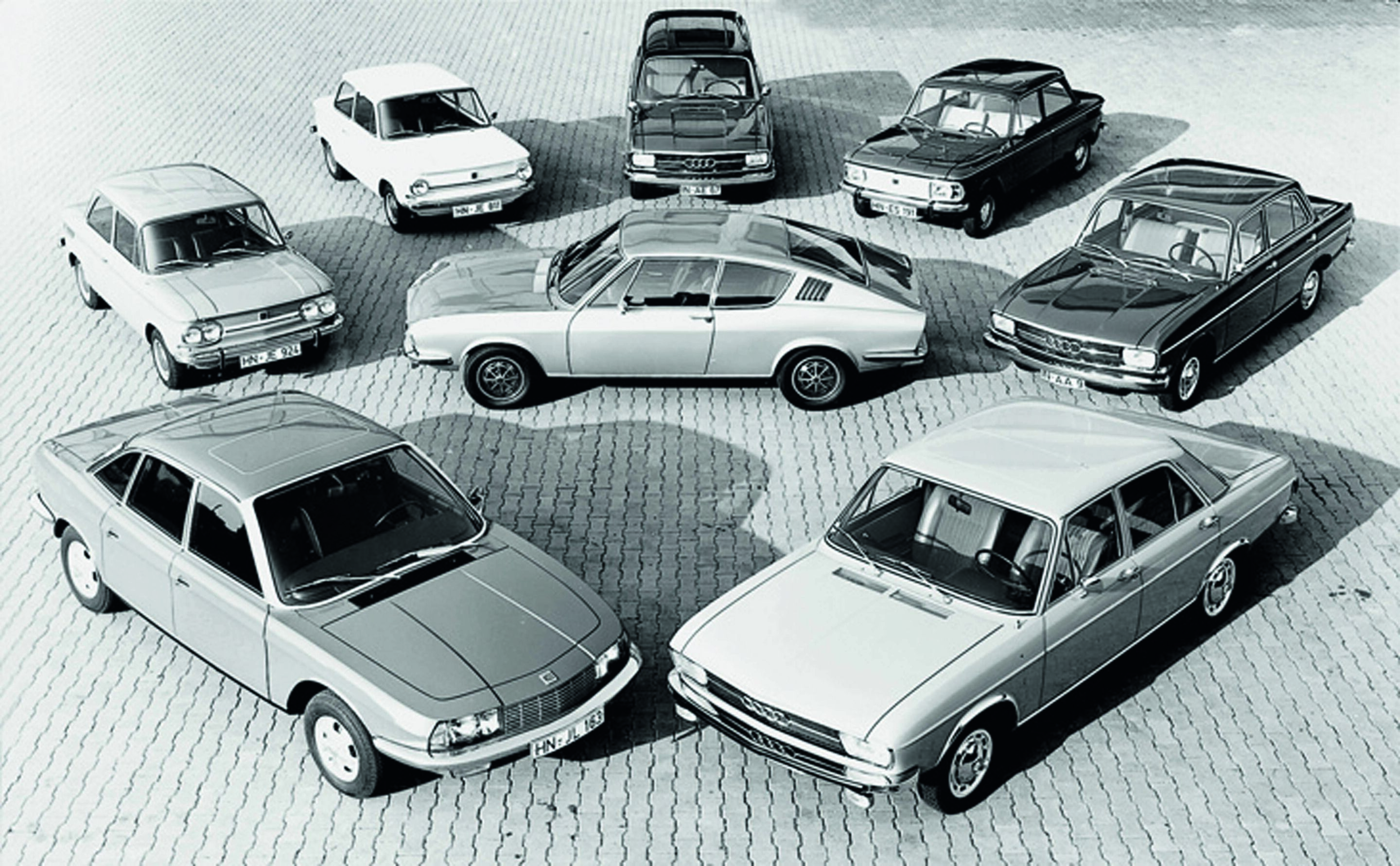 Anniversary magazine History - The production range after the merger of Audi and NSU