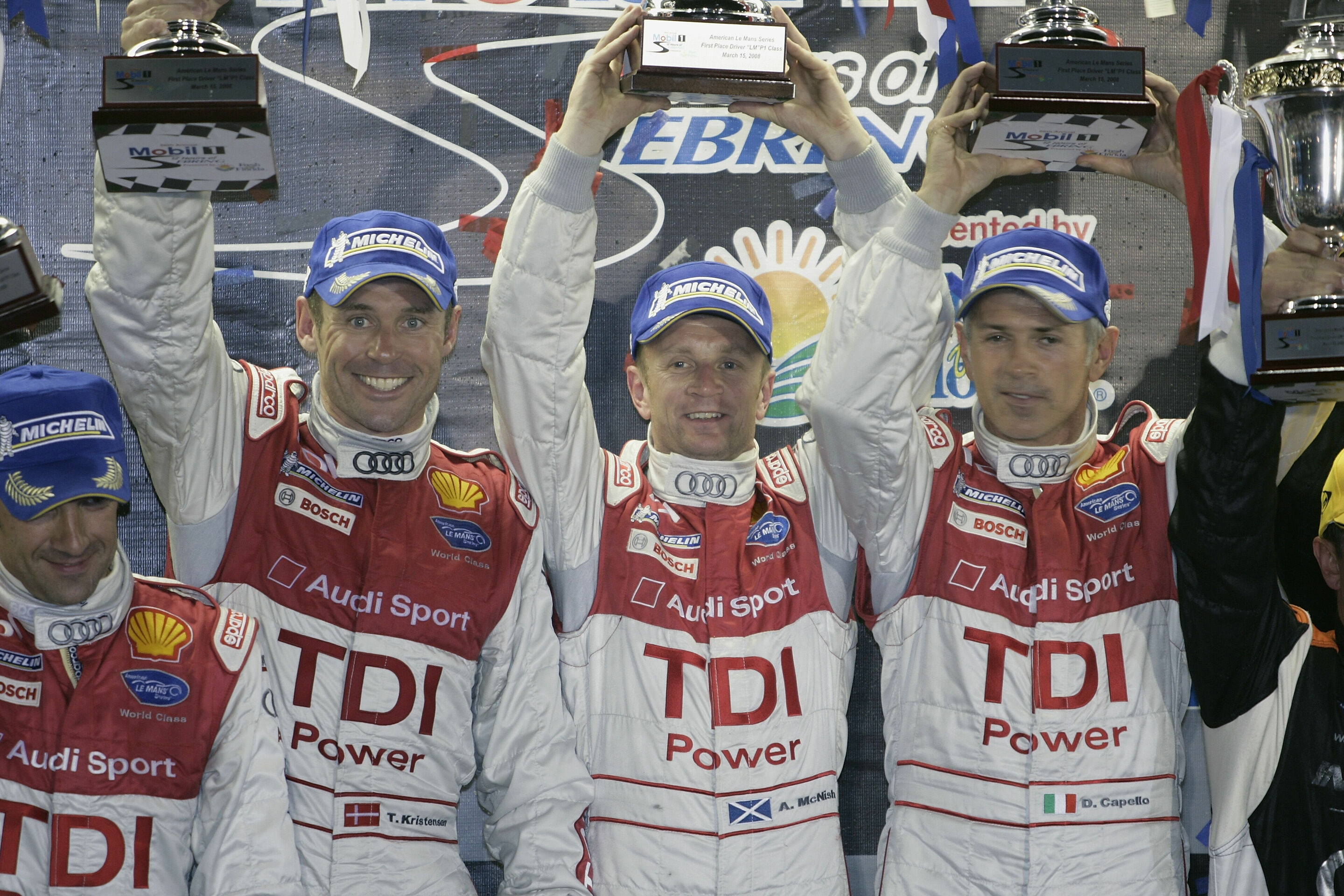 12h Sebring 2008 - Tom Kristensen, Allan McNish, Dindo Capello