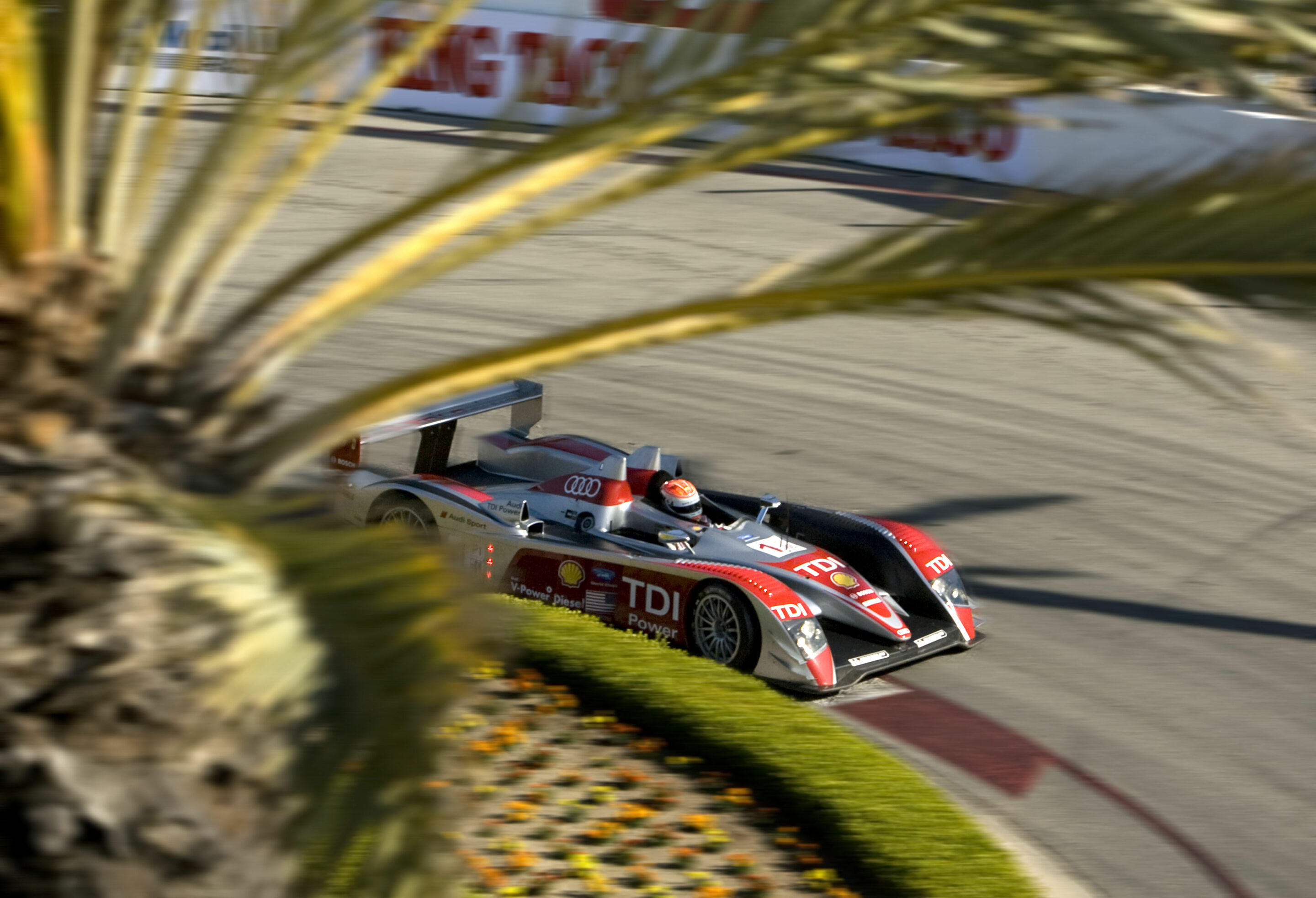 ALMS Long Beach 2008 - Audi R10 TDI #1 (Audi Sport North America), Emanuele Pirro