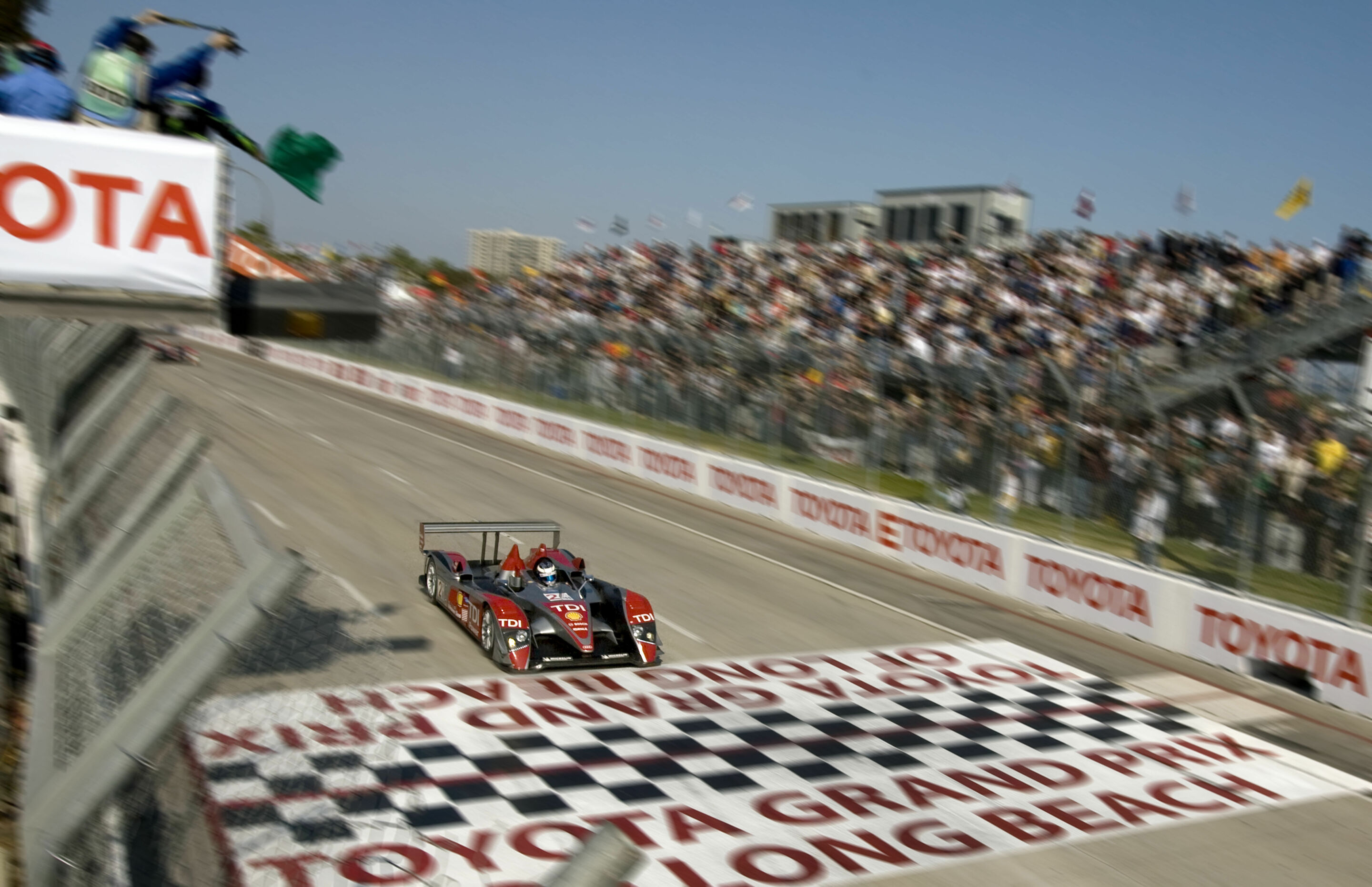 ALMS Long Beach 2008 - Audi R10 TDI #2 (Audi Sport North America), Lucas Luhr