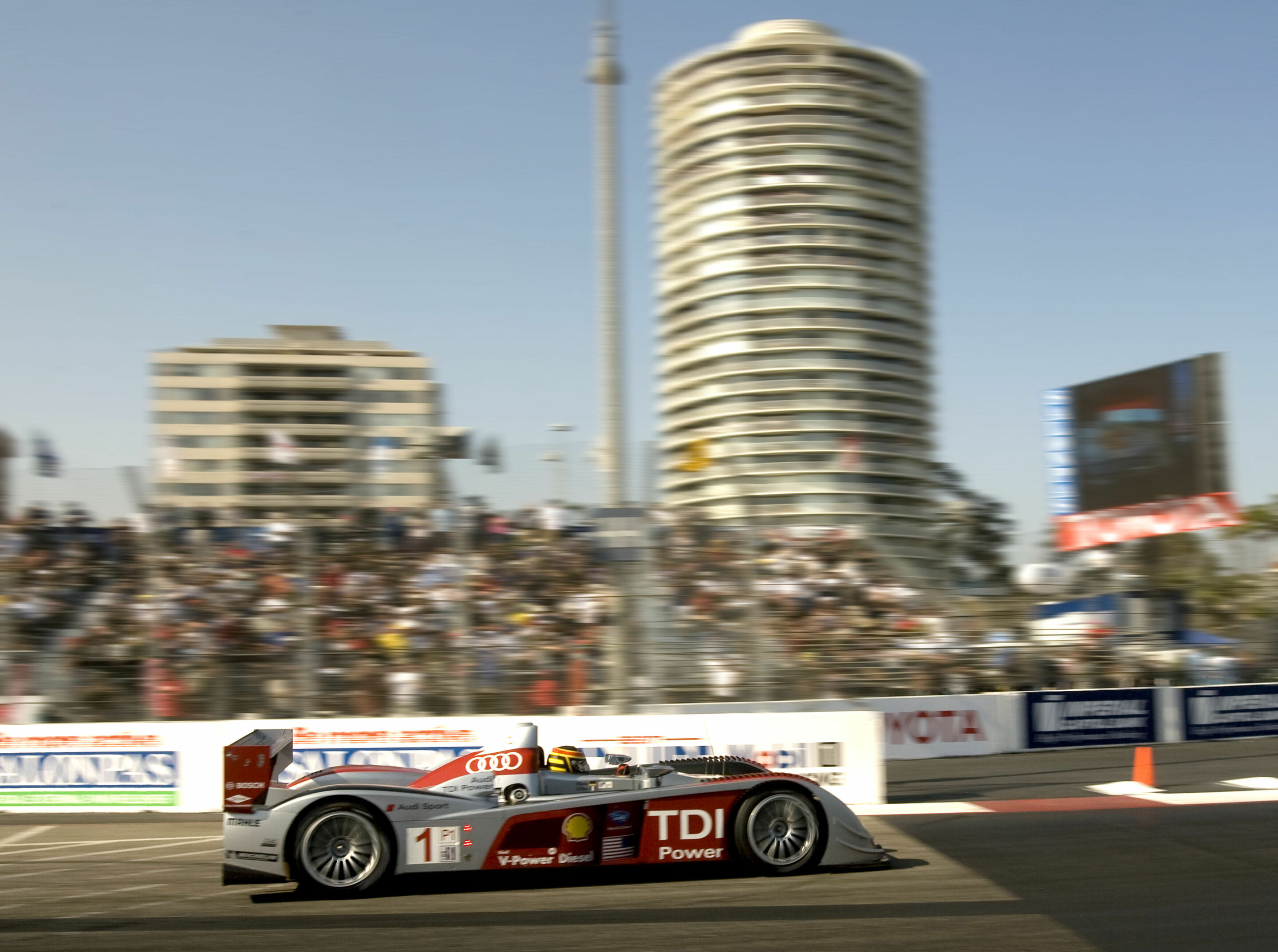 ALMS Long Beach 2008 - Audi R10 TDI #1 (Audi Sport North America), Frank Biela