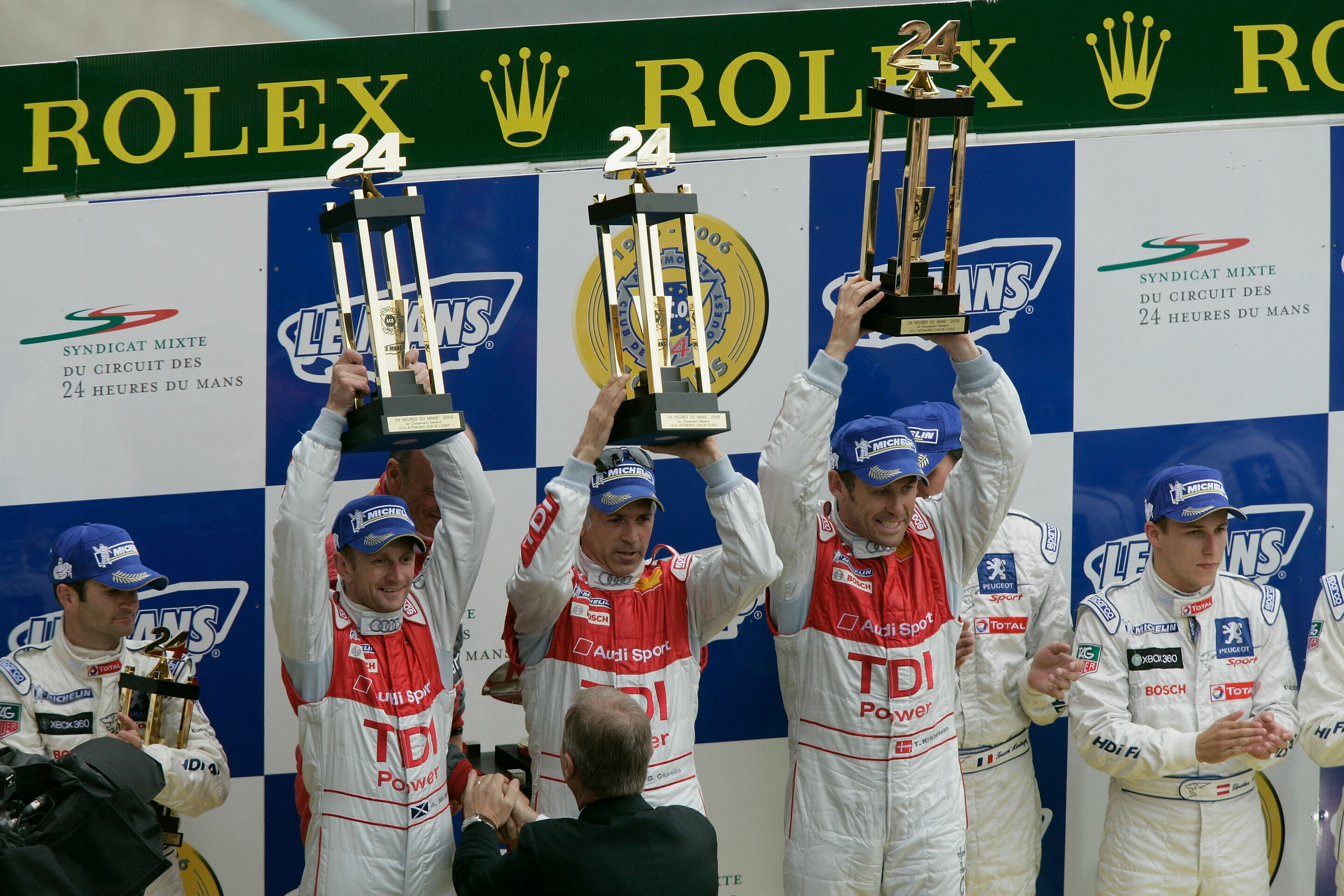 24h Le Mans 2008 - Allan McNish, Dindo Capello, Tom Kristensen