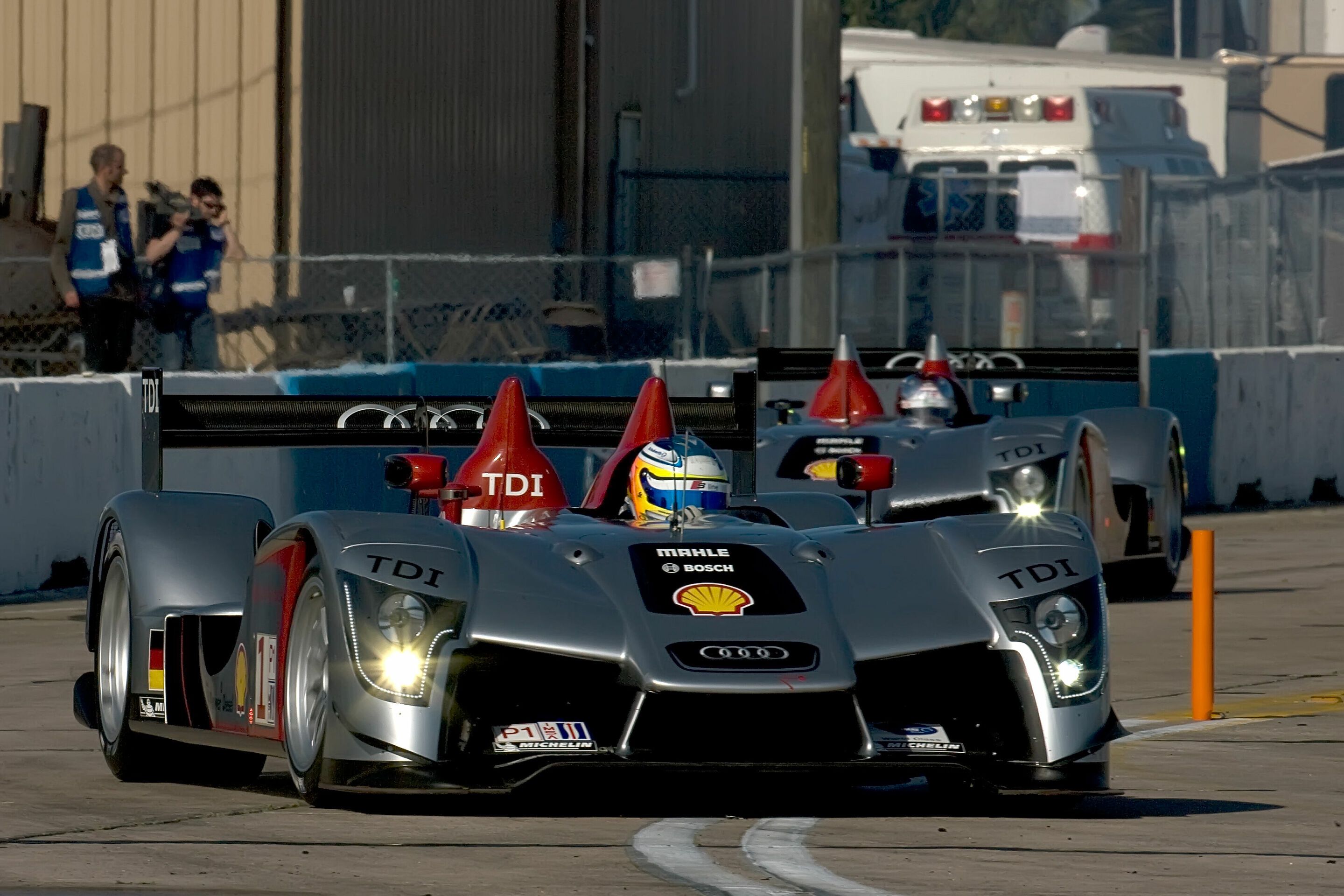 12h Sebring 2009 - Audi R15 TDI (Audi Sport Team Joest), Mike Rockenfeller