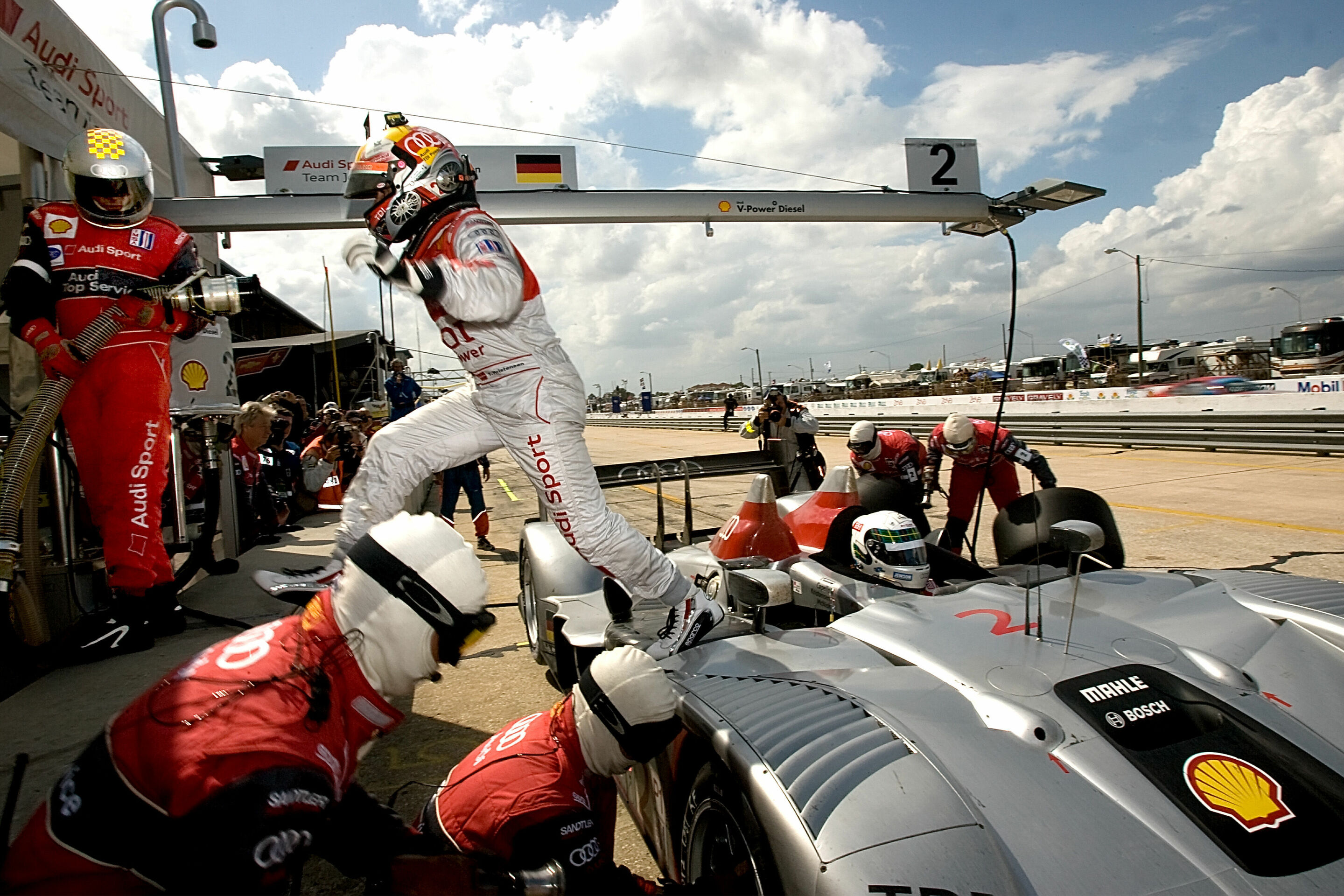 12h Sebring 2009 - Audi R15 TDI #2 (Audi Sport Team Joest), Tom Kristensen, Allan McNish