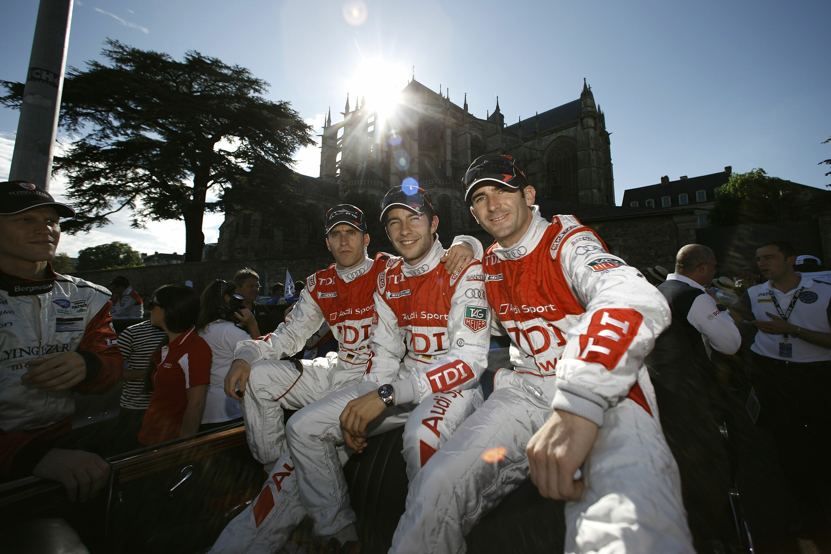 24h Le Mans 2010 - Timo Bernhard, Mike Rockenfeller,  Romain Dumas