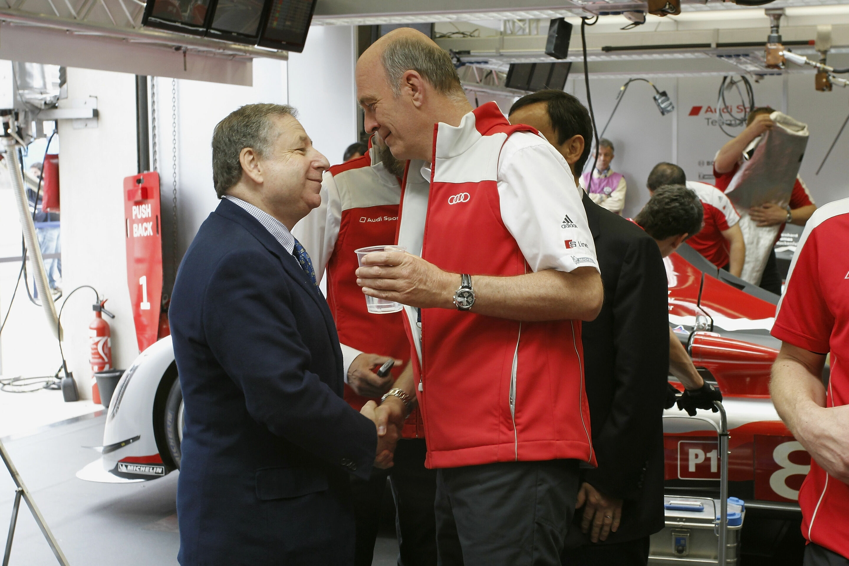 24h Le Mans 2010 - Jean Todt, Wolfgang Ullrich
