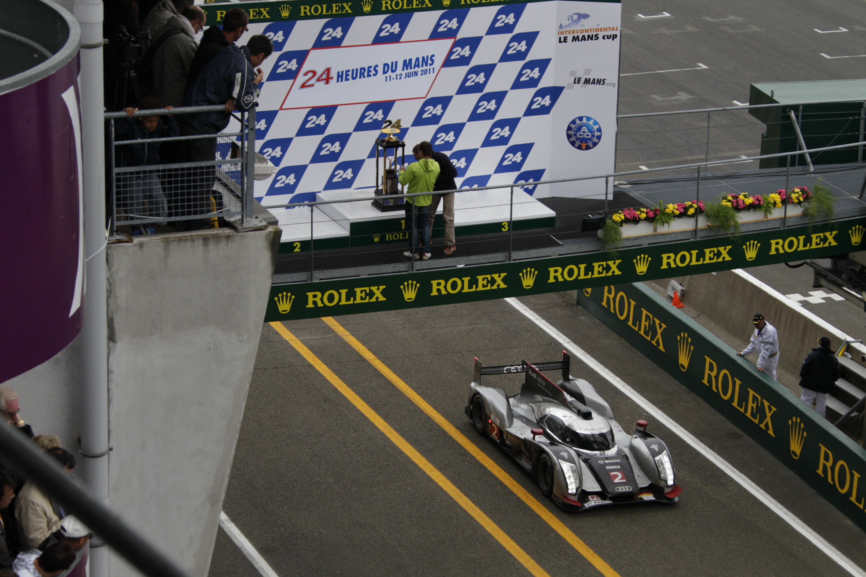 24h Le Mans 2011 - Audi R18 #2 (Audi Sport Team Joest), Marcel Fässler, André Lotterer, Benoît Tréluyer