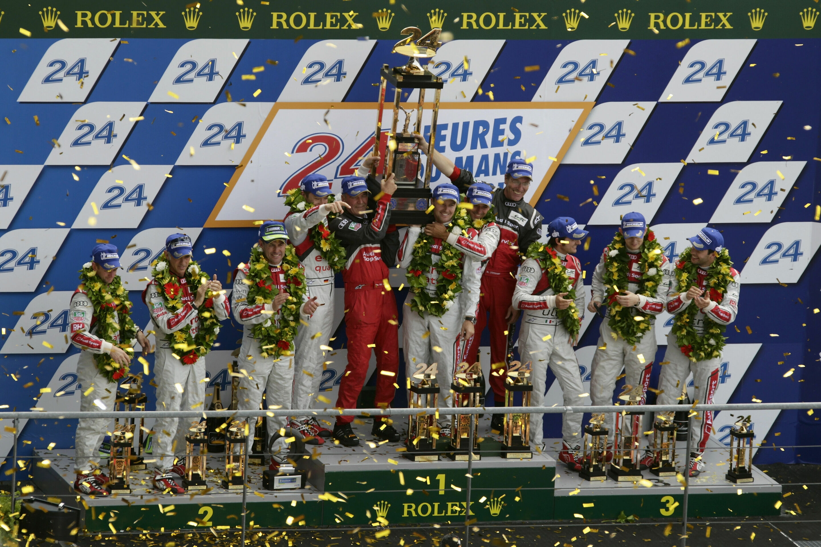 24h Le Mans 2012 - Podium