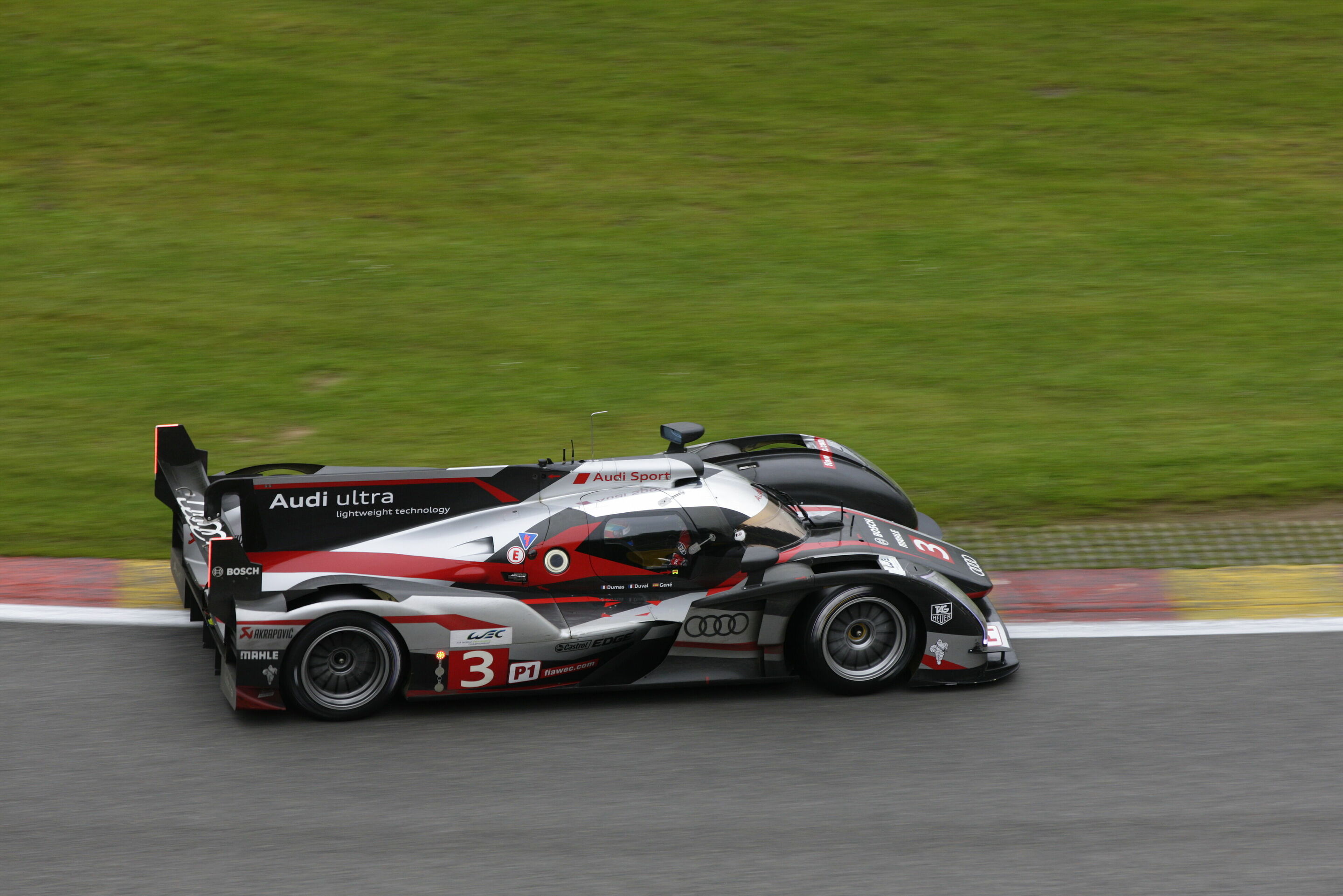 WEC Spa 2012 - Audi R18 ultra #3 (Audi Sport Team Joest), Romain Dumas/Loïc Duval/Marc Gené