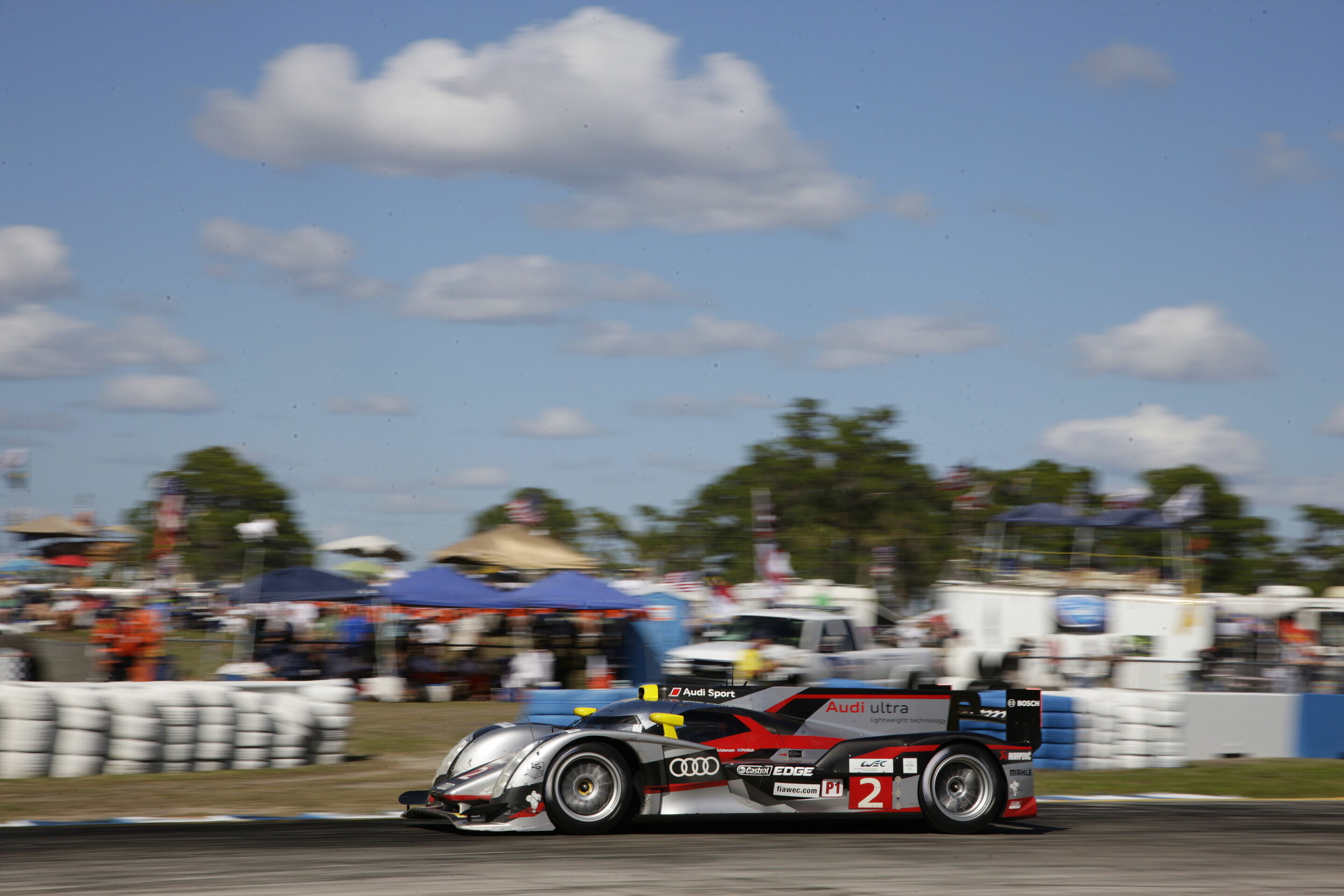 WEC Sebring 2012 - Audi R18 TDI #2 (Audi Sport Team Joest), Dindo Capello, Tom Kristensen, Allan McNish