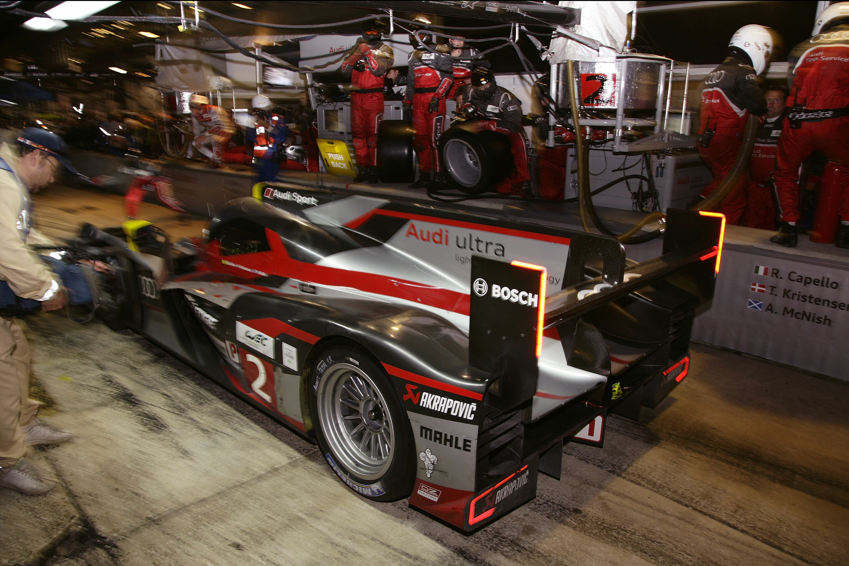 WEC Sebring 2012 - Audi R18 TDI #2 (Audi Sport Team Joest), Dindo Capello, Tom Kristensen, Allan McNish