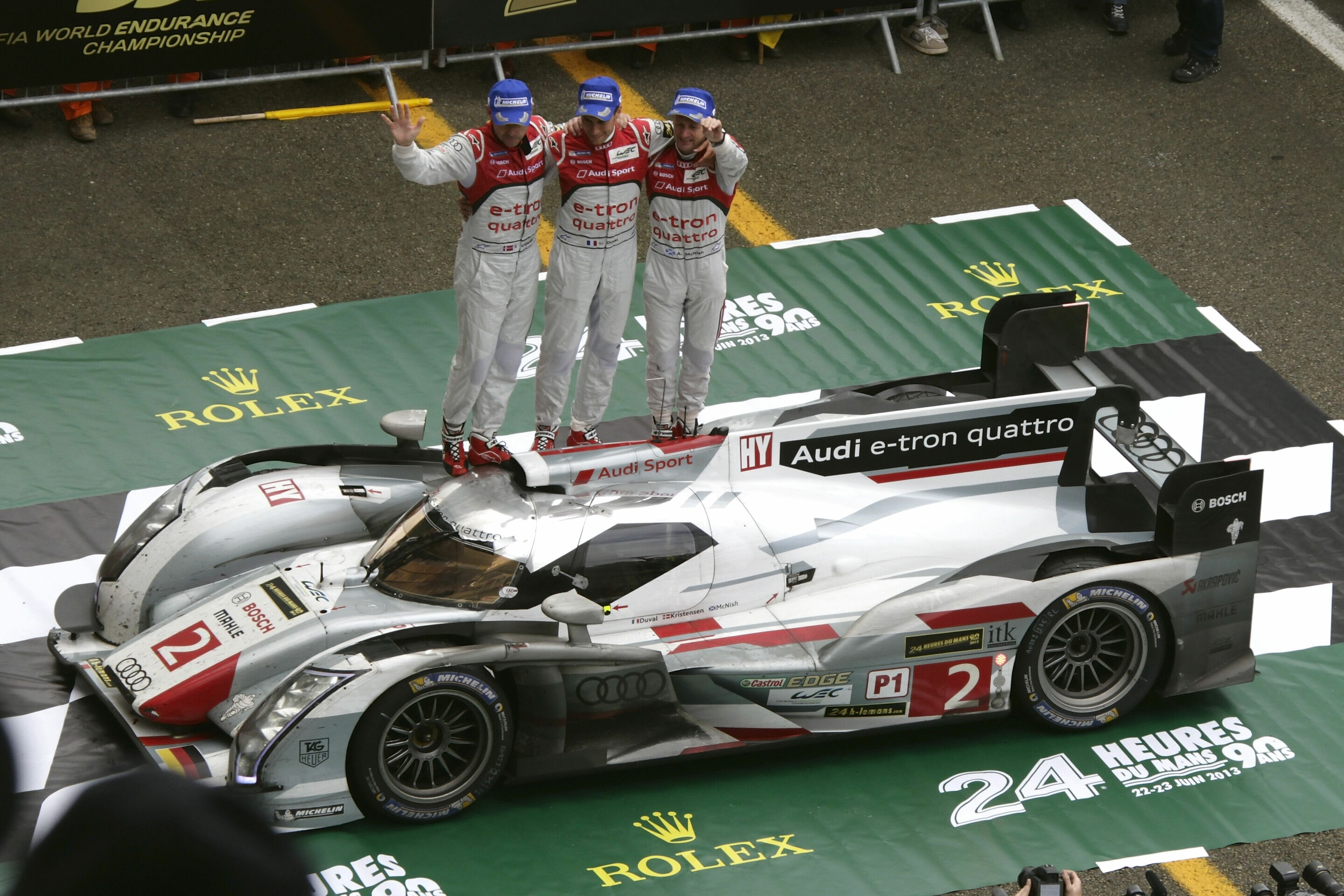 24h Le Mans 2013 - Audi R18 e-tron quattro #2 (Audi Sport Team Joest), Loïc Duval/Tom Kristensen/Allan McNish