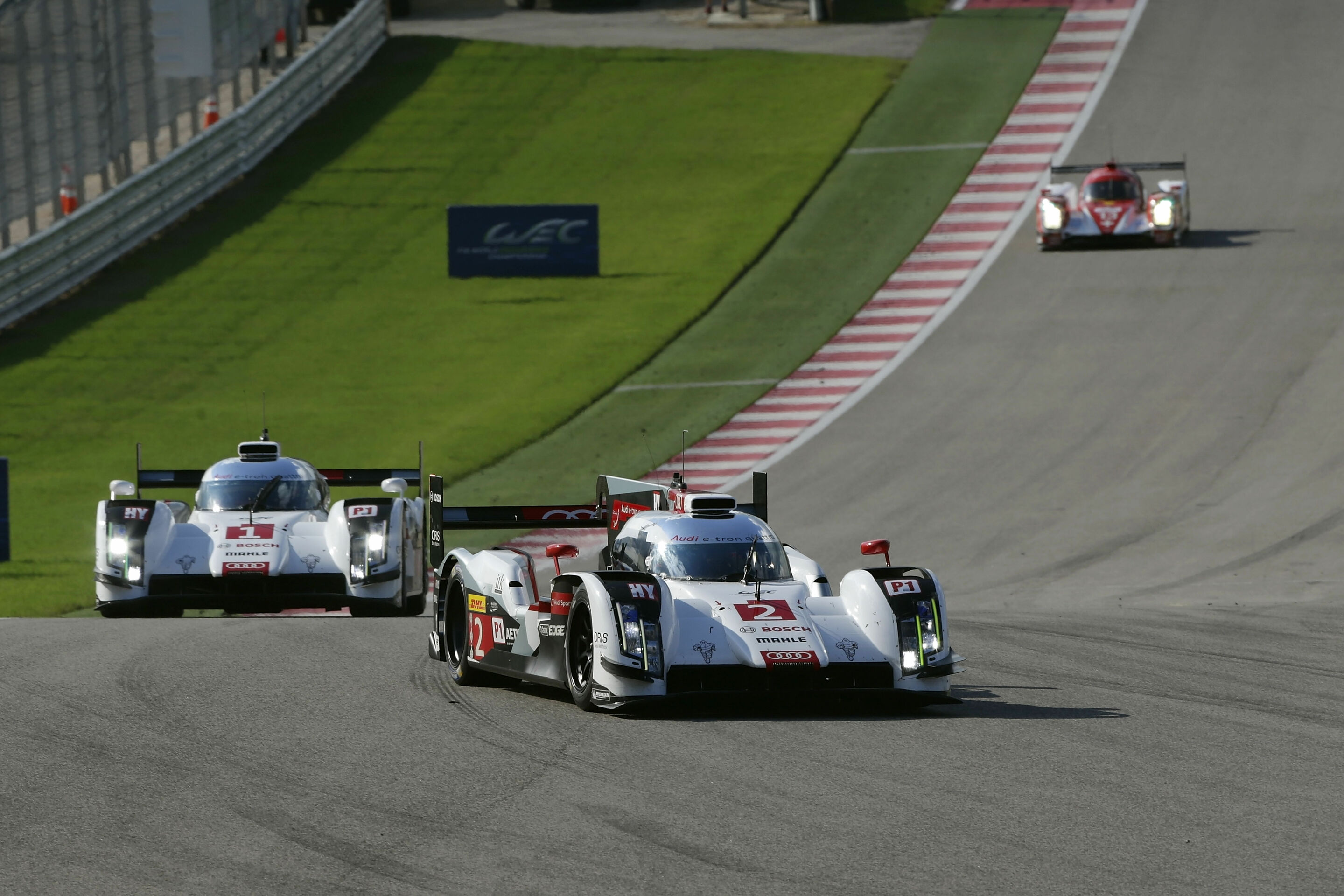 WEC Austin 2014 - Audi R18 e-tron quattro #2 (Audi Sport Team Joest), Marcel Fässler, André Lotterer, Benoît Tréluyer