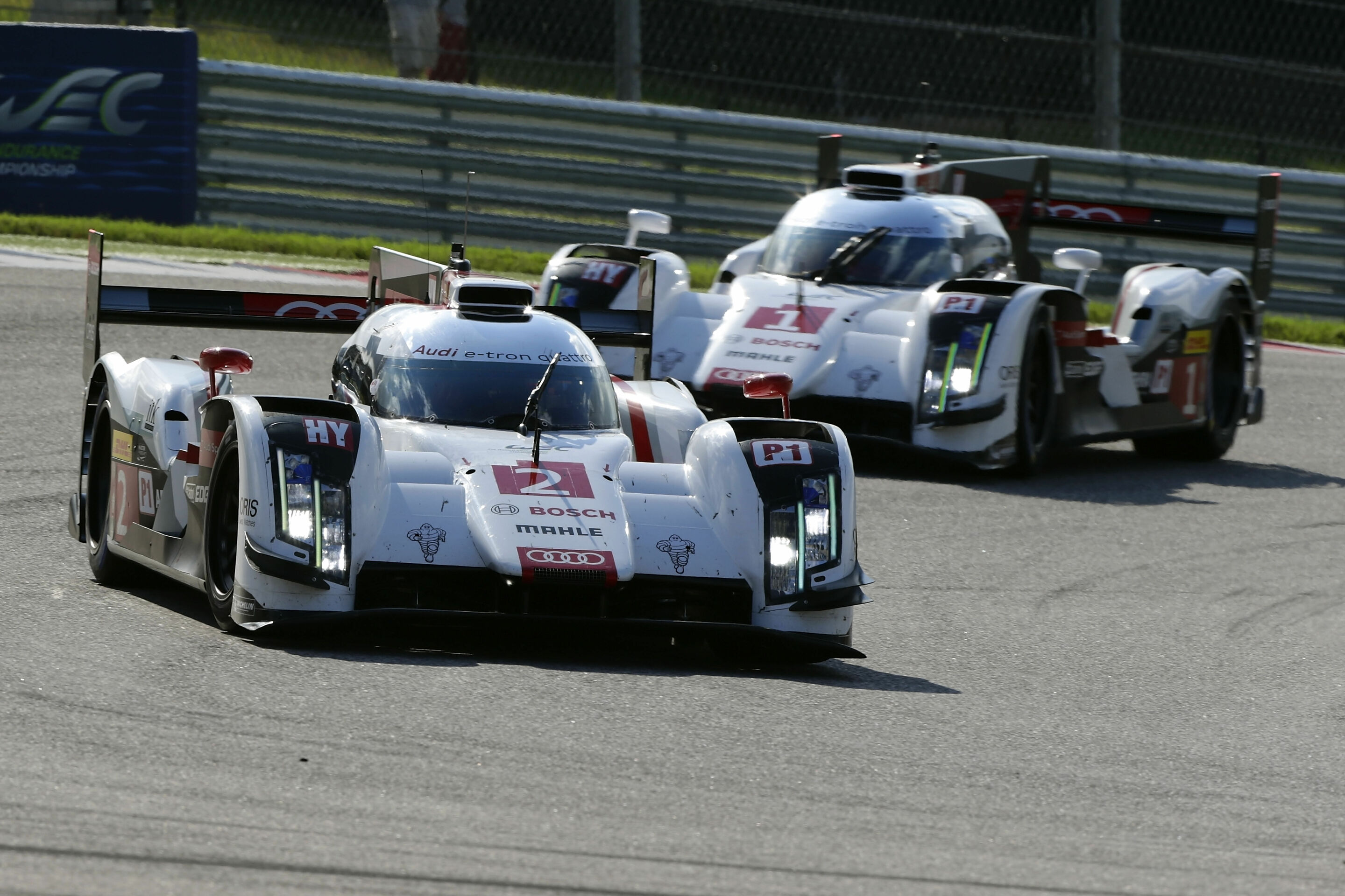 WEC Austin 2014 - Audi R18 e-tron quattro #2 (Audi Sport Team Joest), Marcel Fässler, André Lotterer, Benoît Tréluyer