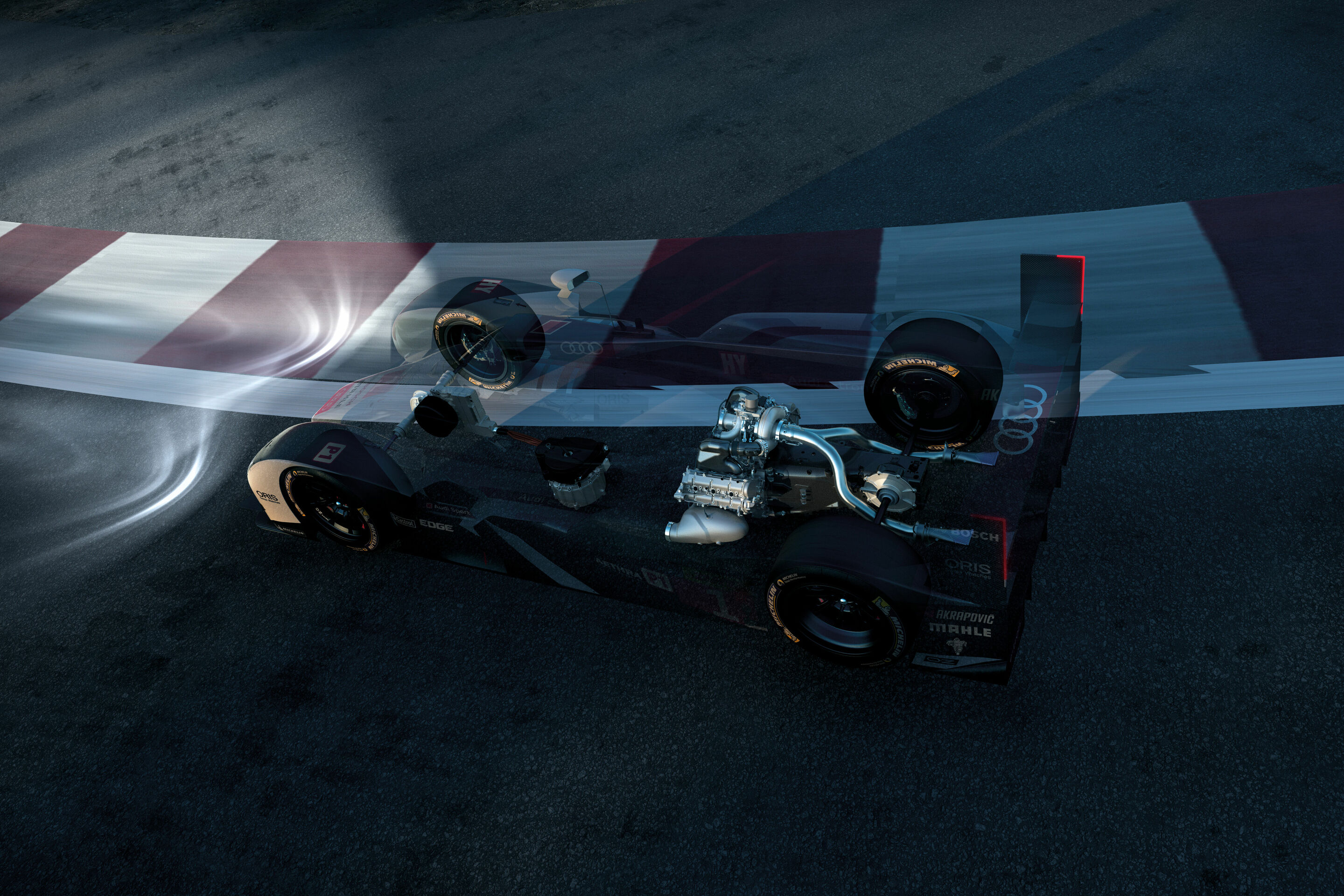 WEC 2014 - Audi R18 e-tron quattro, hybrid drivetrain