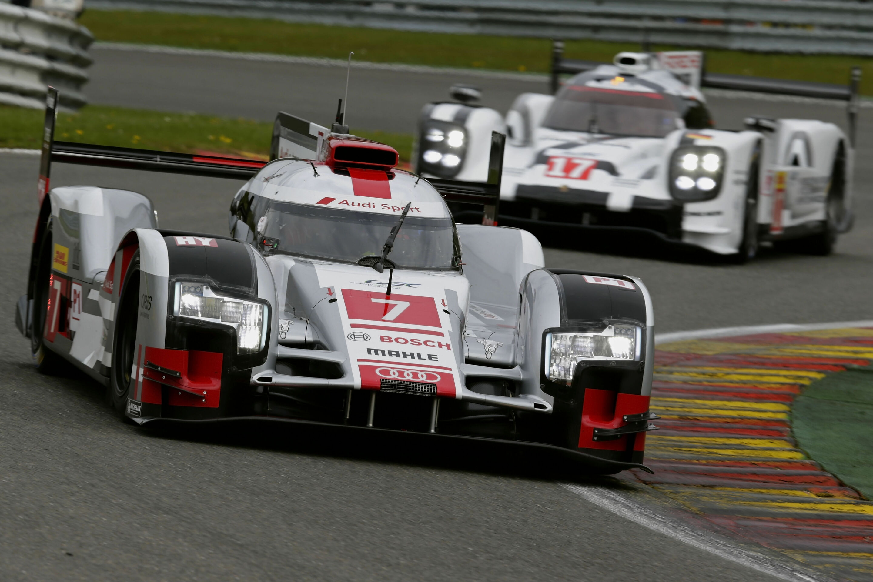 WEC Spa 2015 - Audi R18 e-tron quattro #7 (Audi Sport Team Joest), Marcel Fässler, André Lotterer, Benoît Tréluyer
