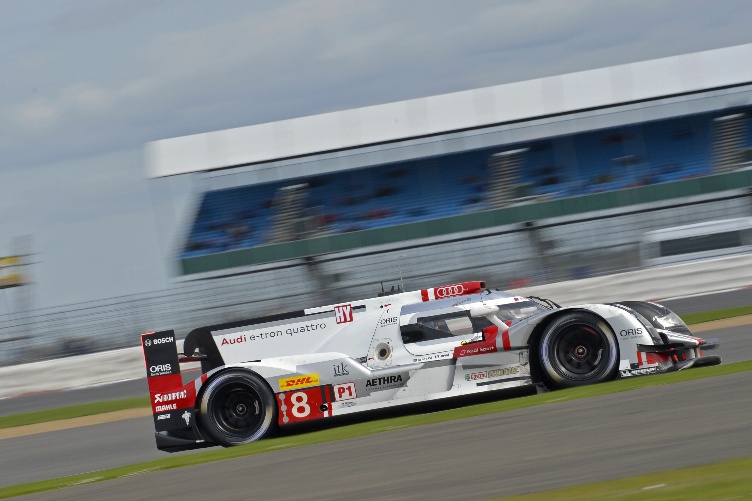 WEC Silverstone 2015 - Audi R18 e-tron quattro #8 (Audi Sport Team Joest), Lucas di Grassi, Loïc Duval, Oliver Jarvis