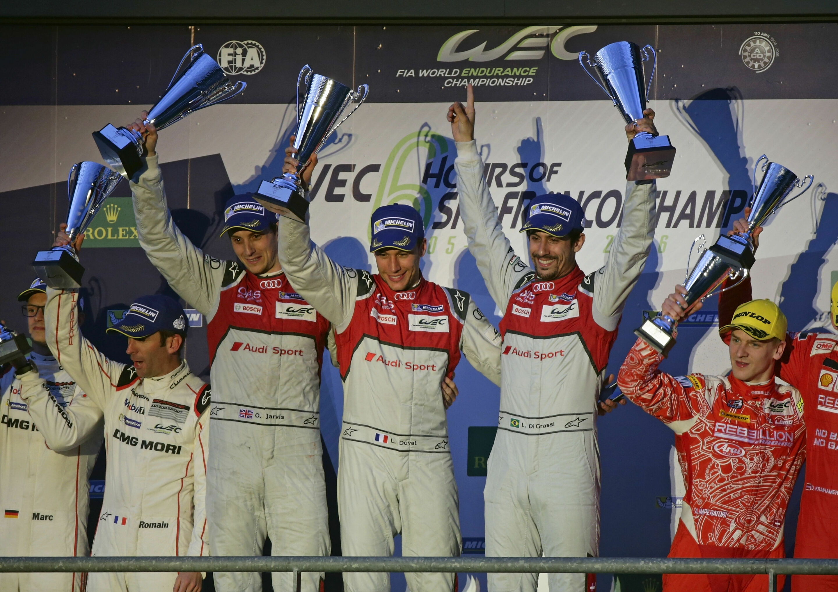 WEC Spa 2016 - Oliver Jarvis, Loïc Duval, Lucas di Grassi