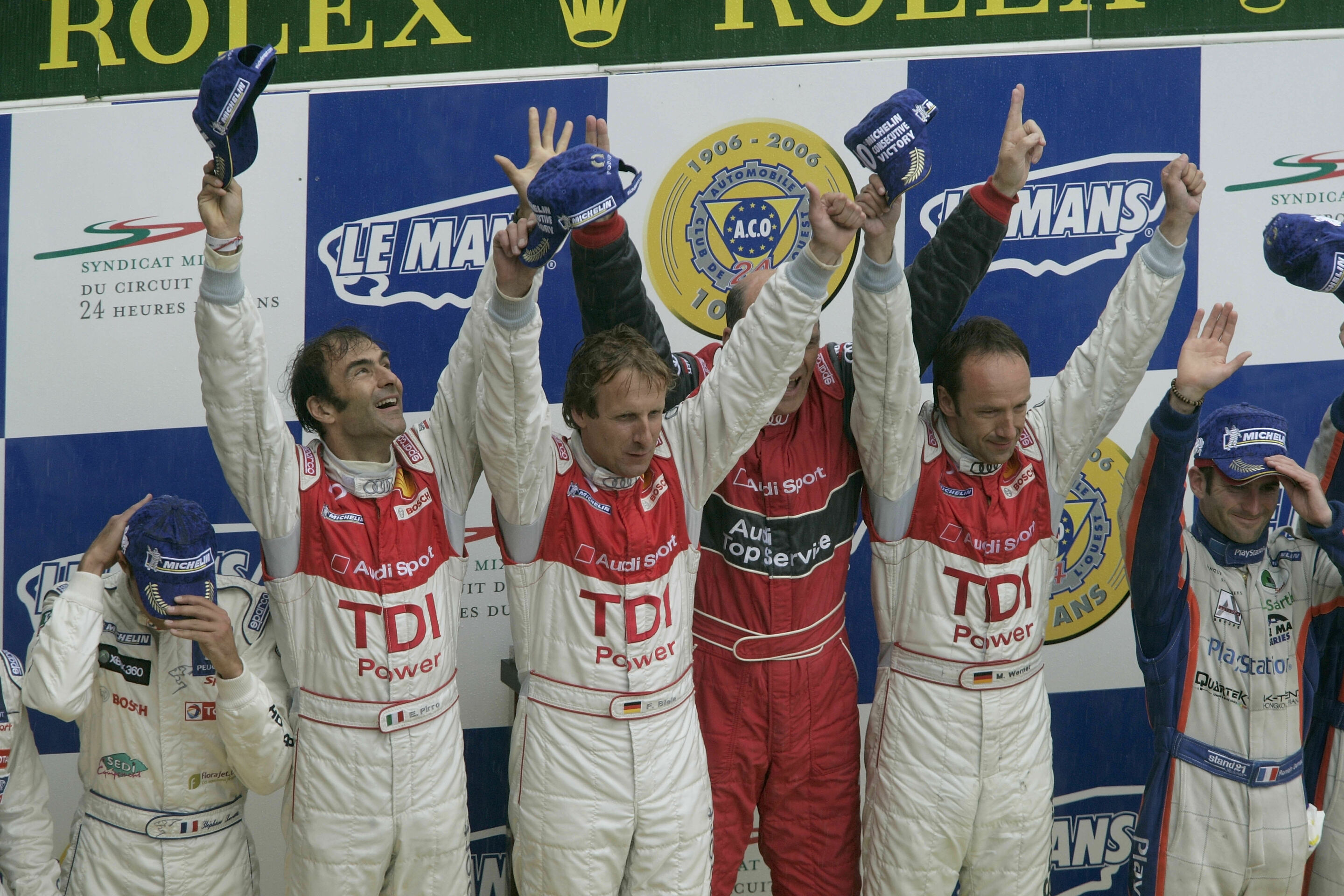 24h Le Mans 2007 - Emanuele Pirro, Frank Biela, Dr. Wolfgang Ullrich, Marco Werner