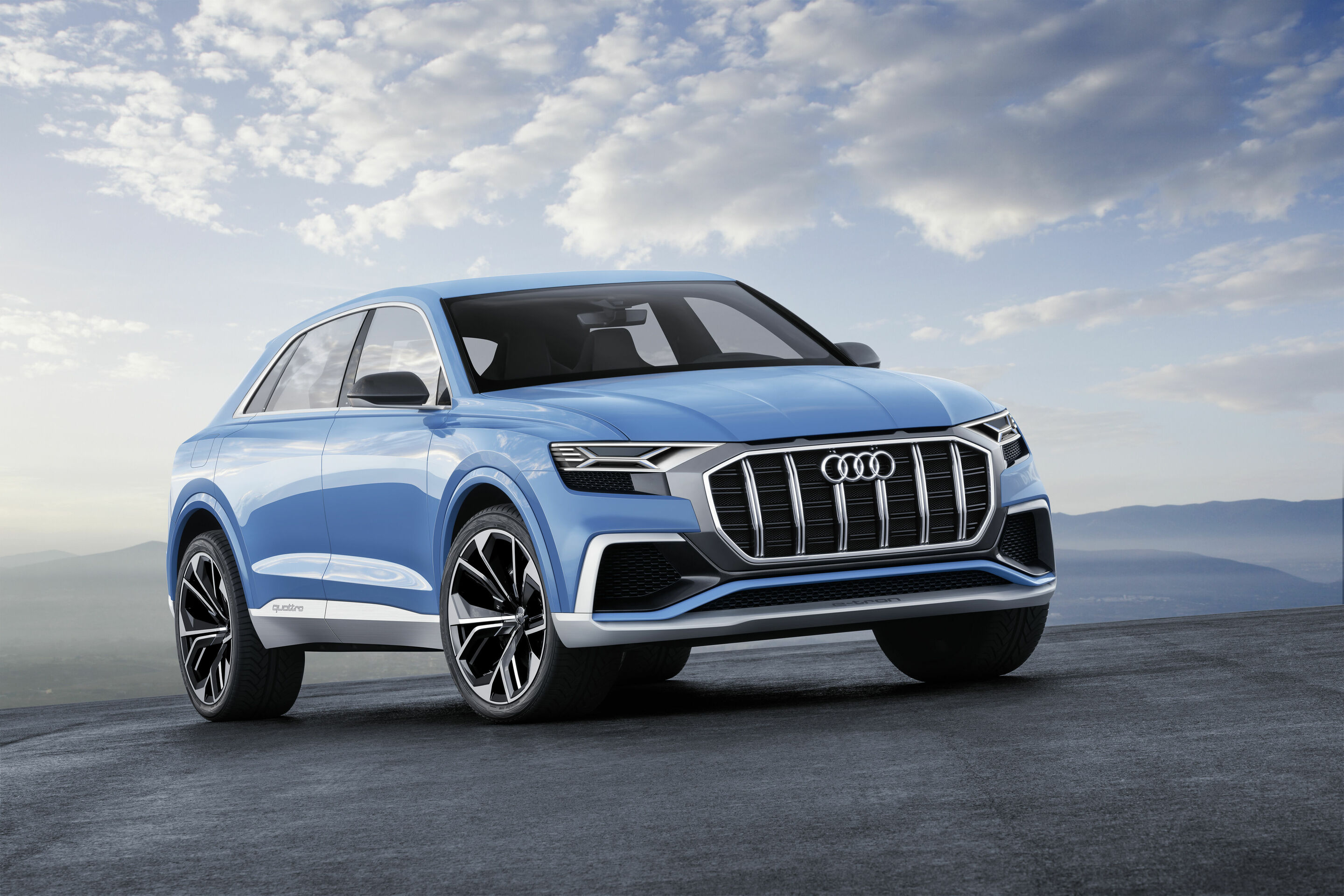 Audi Q8 concept (2017) - Standaufnahme
Farbe: Bombayblau