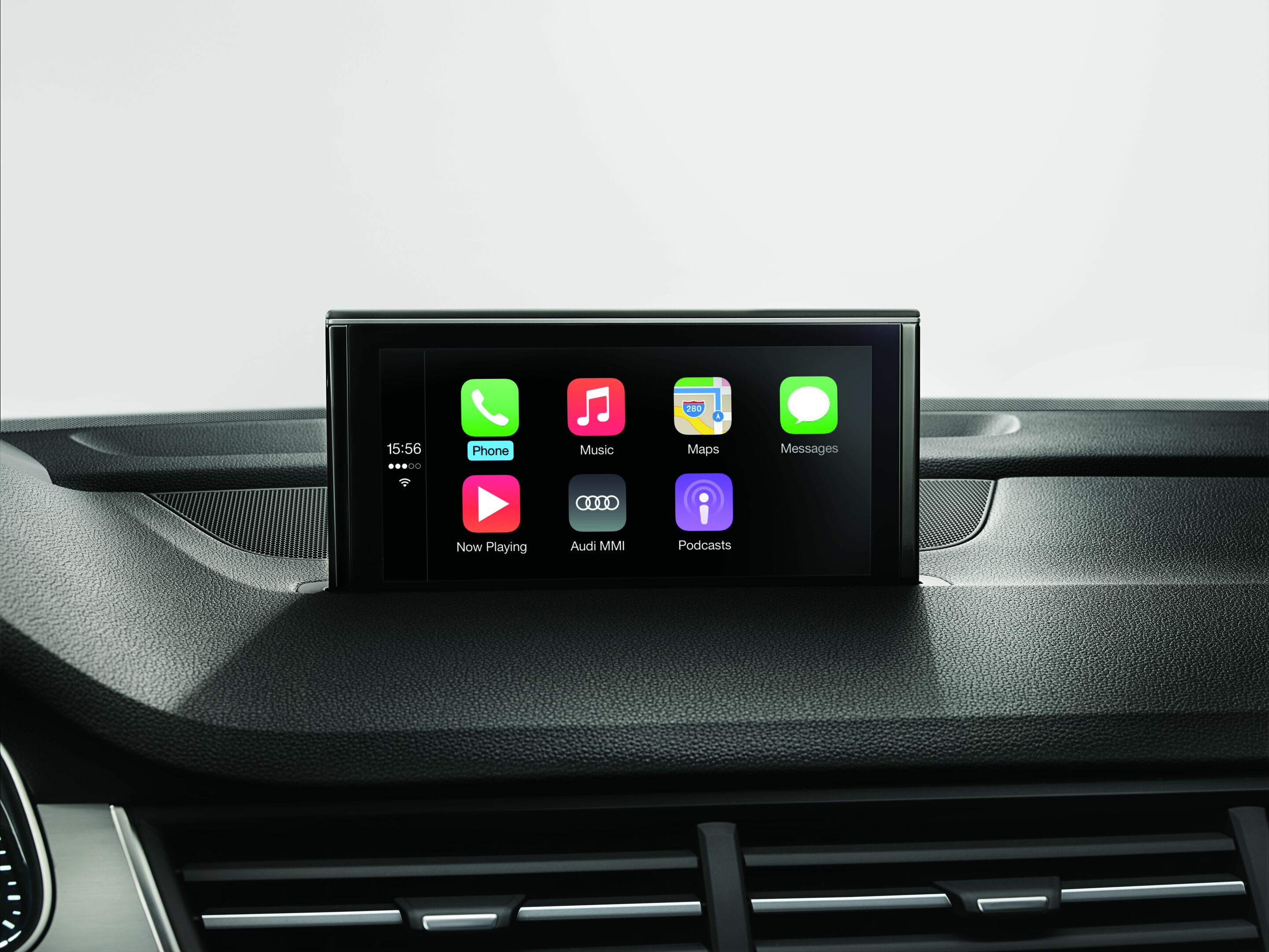 Audi smartphone interface - Das Audi smartphone interface bringt Apple Car Play sowie Android Auto und damit die gewohnte Smartphone-Umgebung an Bord des Autos.
