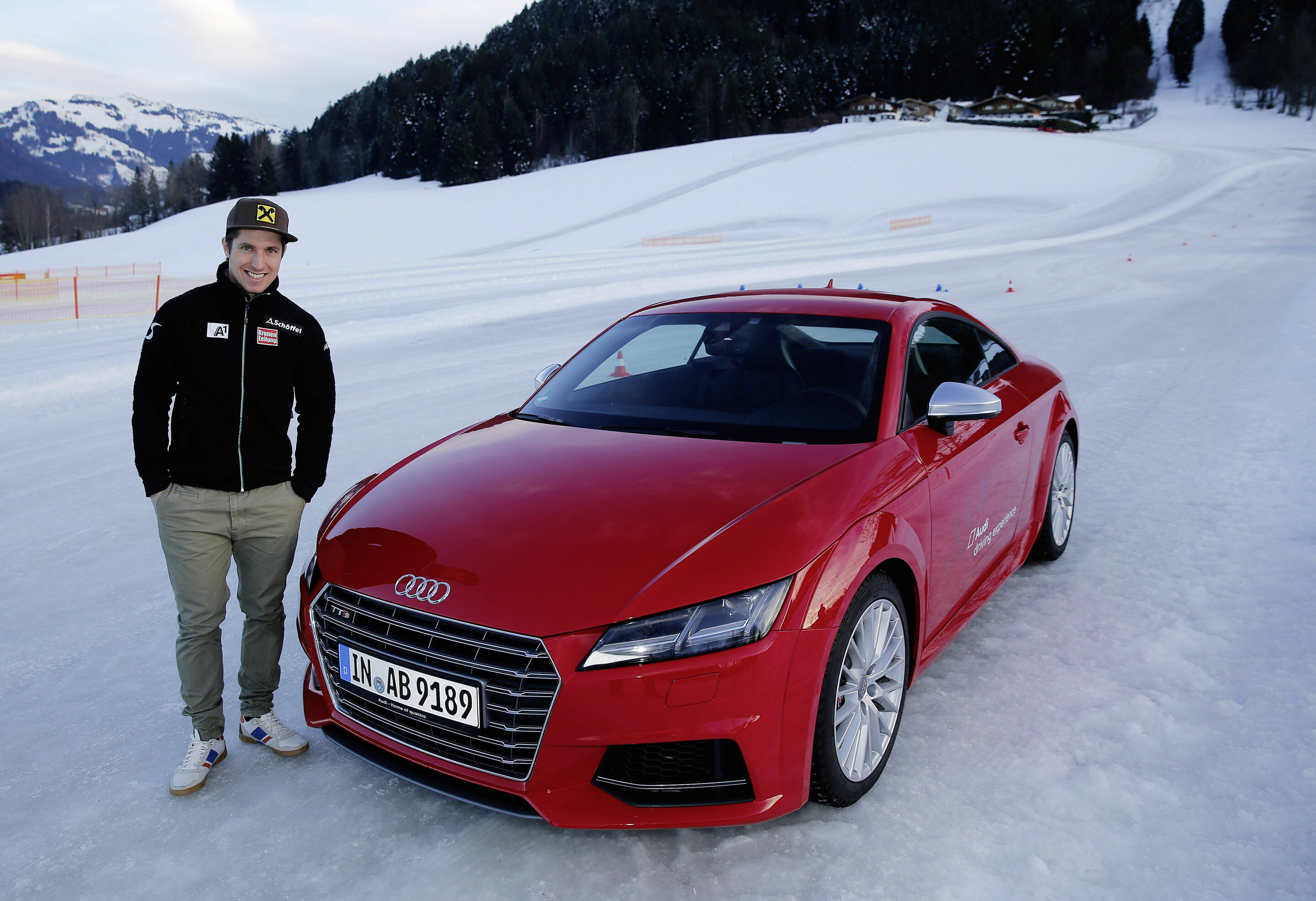 Marcel Hirscher bei der Audi driving experience