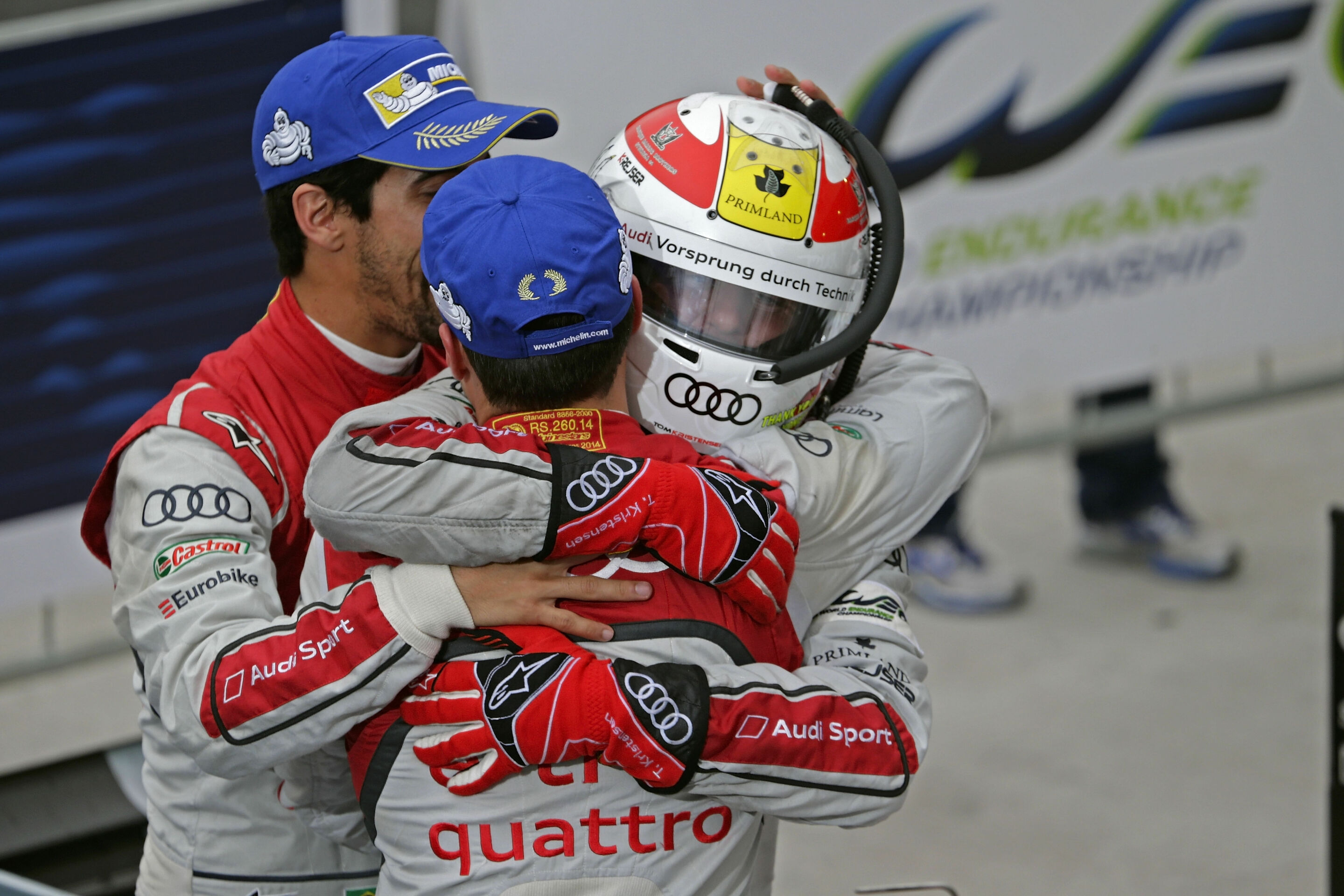 WEC 2014 - Lucas di Grassi, Loïc Duval, Tom Kristensen