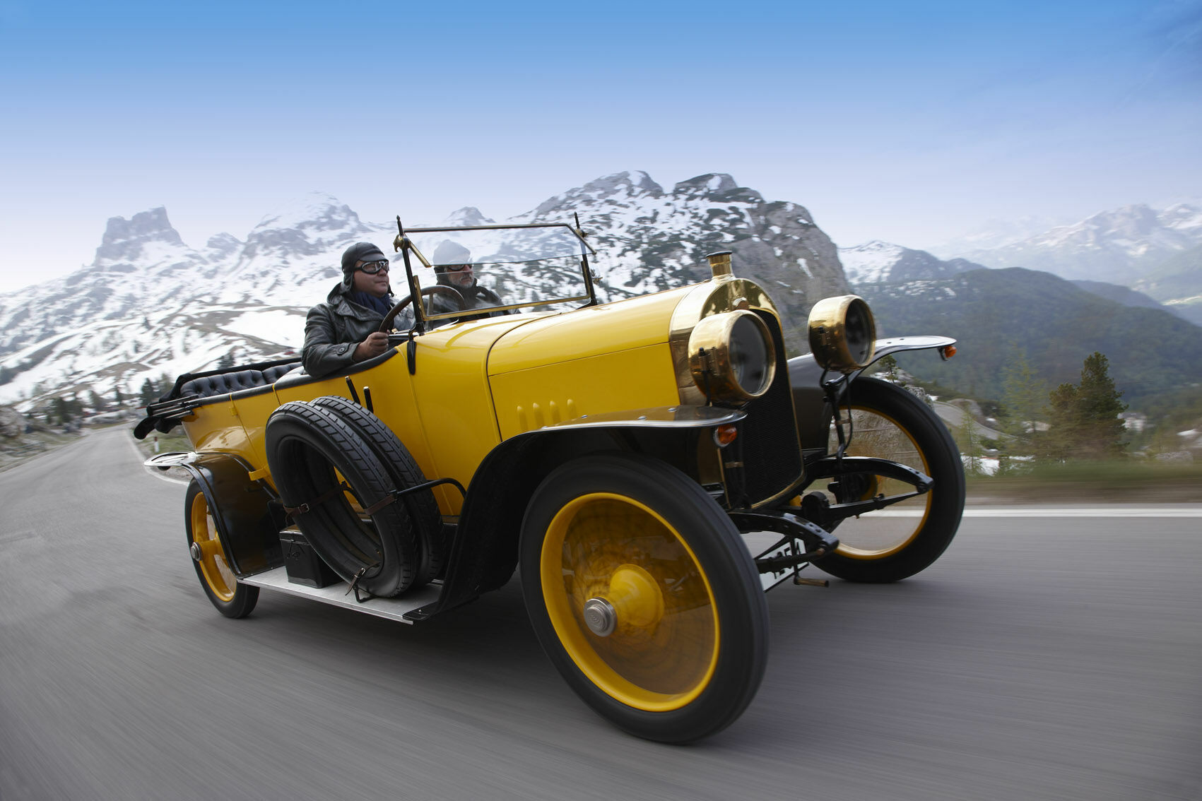 Annual Program Audi Typ C „Alpensieger“ - One of the oldest automobiles in the collection of Audi Tradition: The Audi Type C “Alpensieger” from 1919.