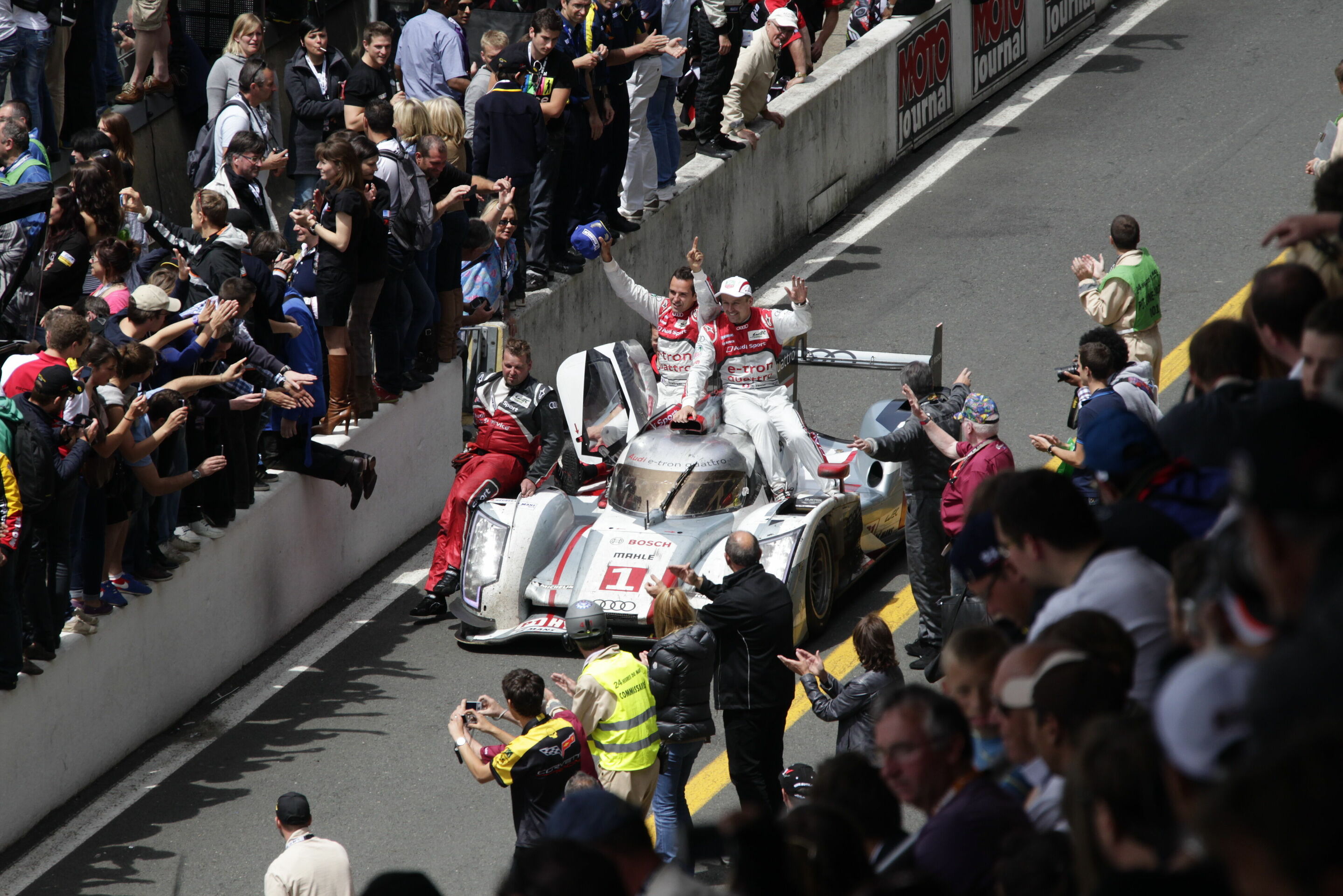 WEC 2012 - Audi R18 e-tron quattro #1 (Audi Sport Team Joest), Marcel Fässler (CH), André Lotterer (D), Benoît Tréluyer (F)