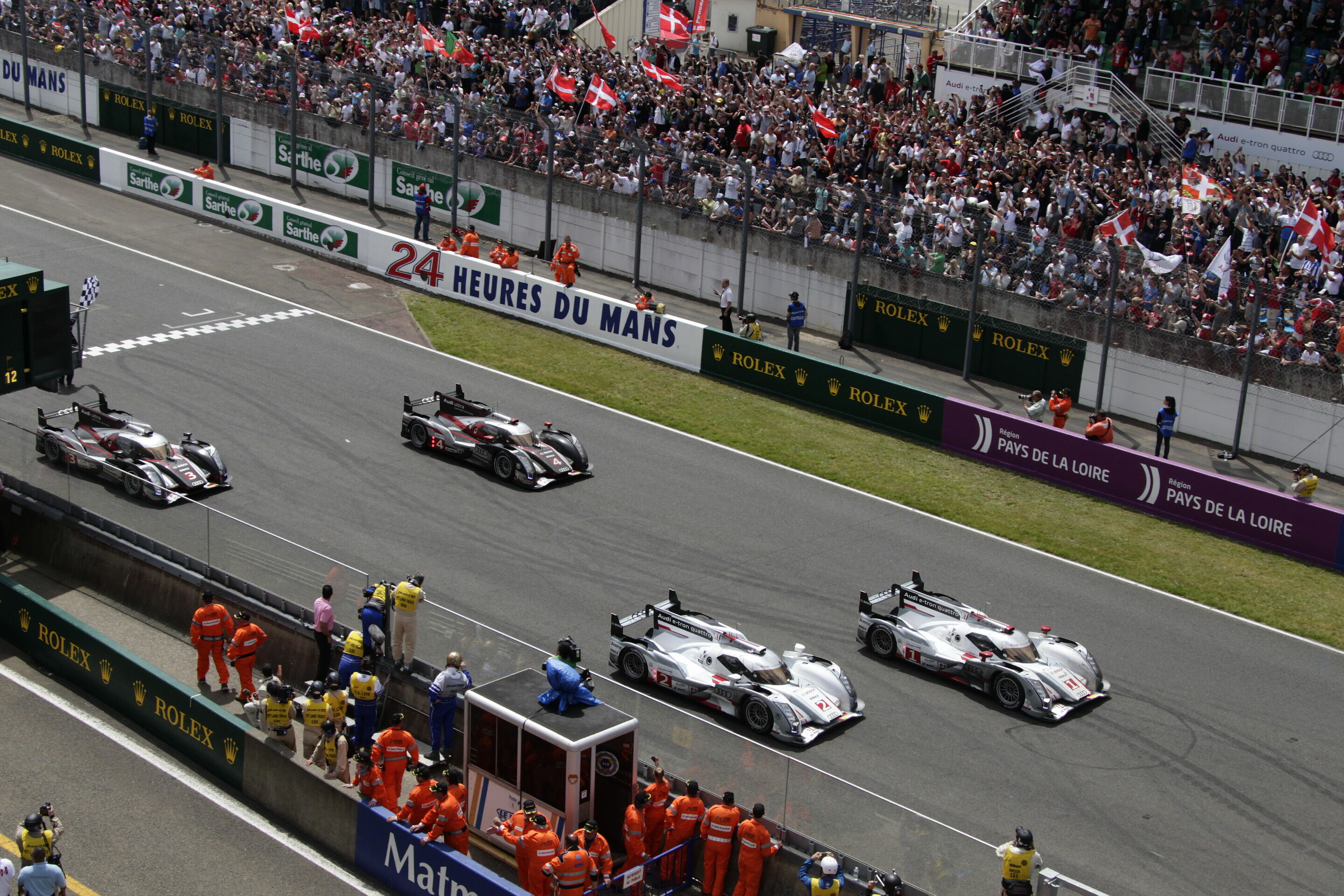 WEC 2012 - Zieldurchfahrt 24 Stunden von Le Mans 2012