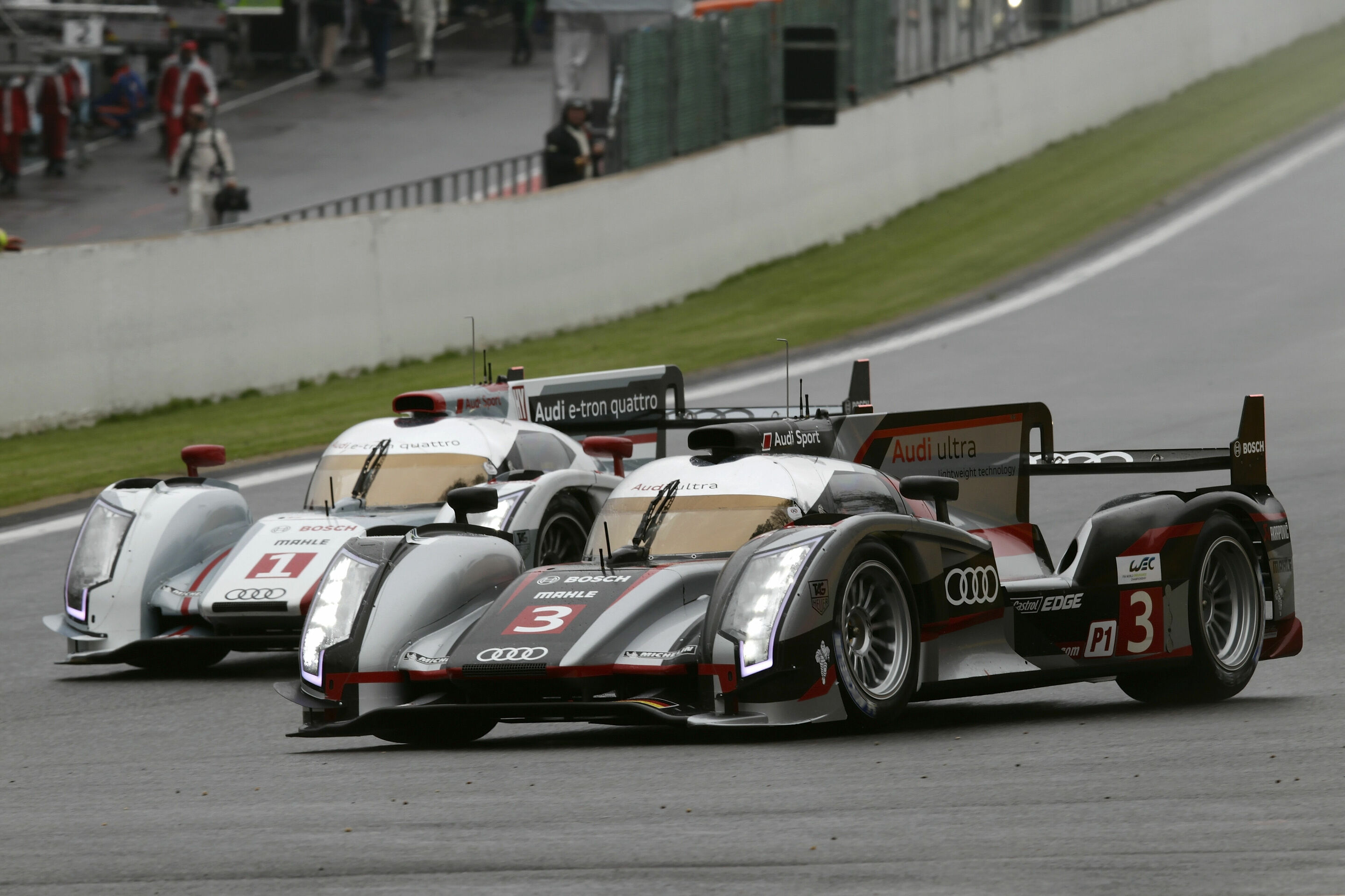 WEC 2012 - Gleichteileprinzip zwischen Audi R18 ultra und Audi R18 e-tron quattro