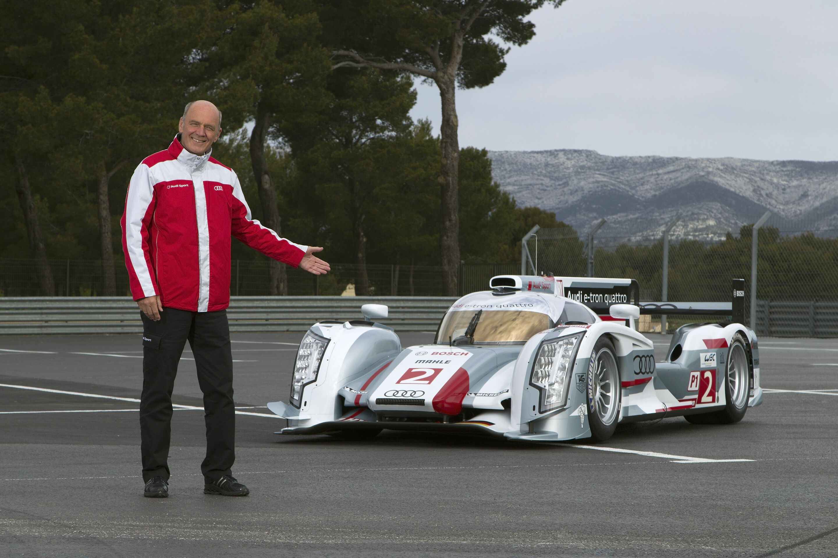 WEC 2012 - Audi Head of Motorsport Dr. Wolfgang Ullrich, Audi R18 e-tron quattro