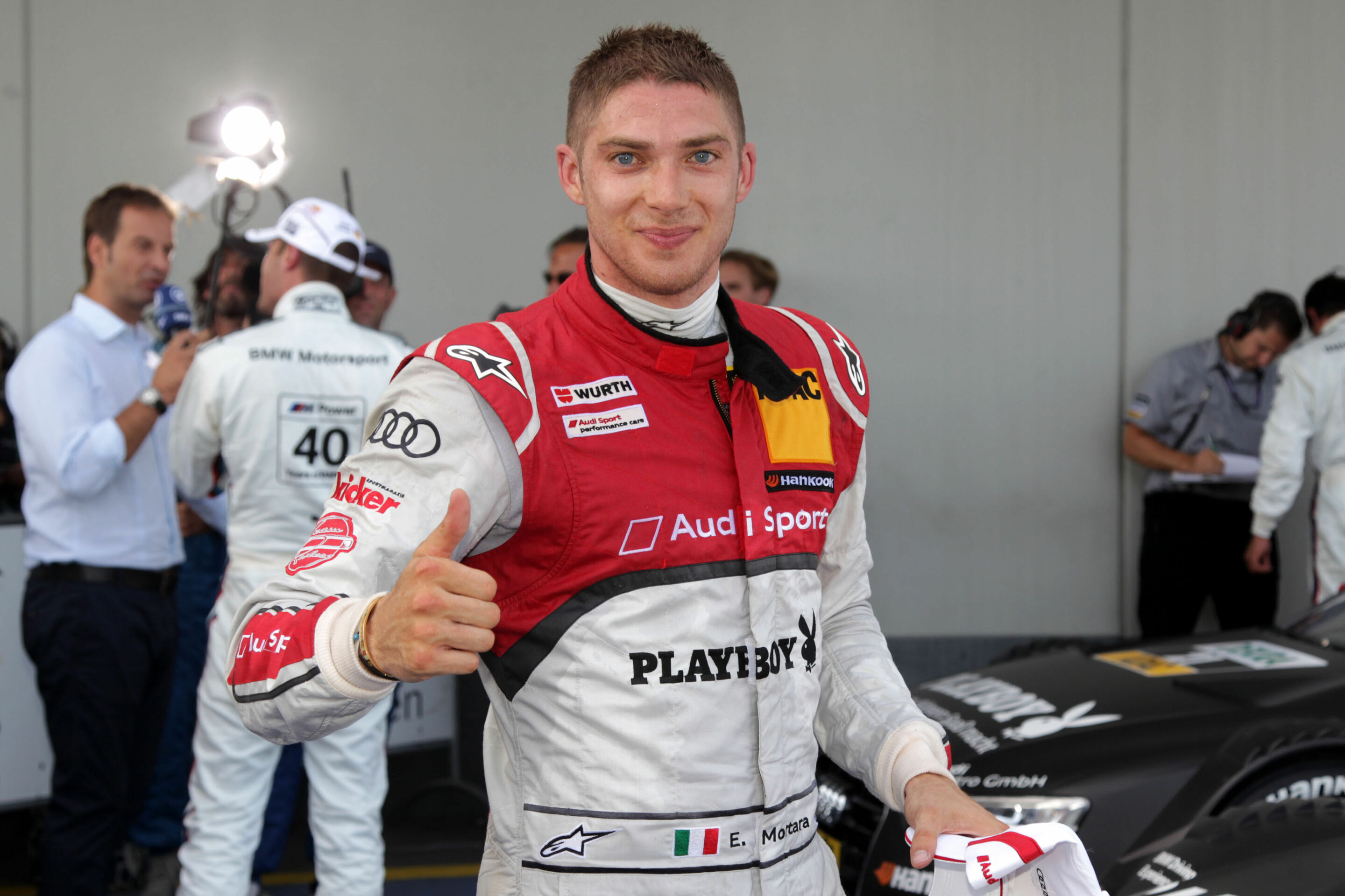 DTM 2012 - Edoardo Mortara, Playboy Audi A5 DTM #21 (Audi Sport Team Rosberg)