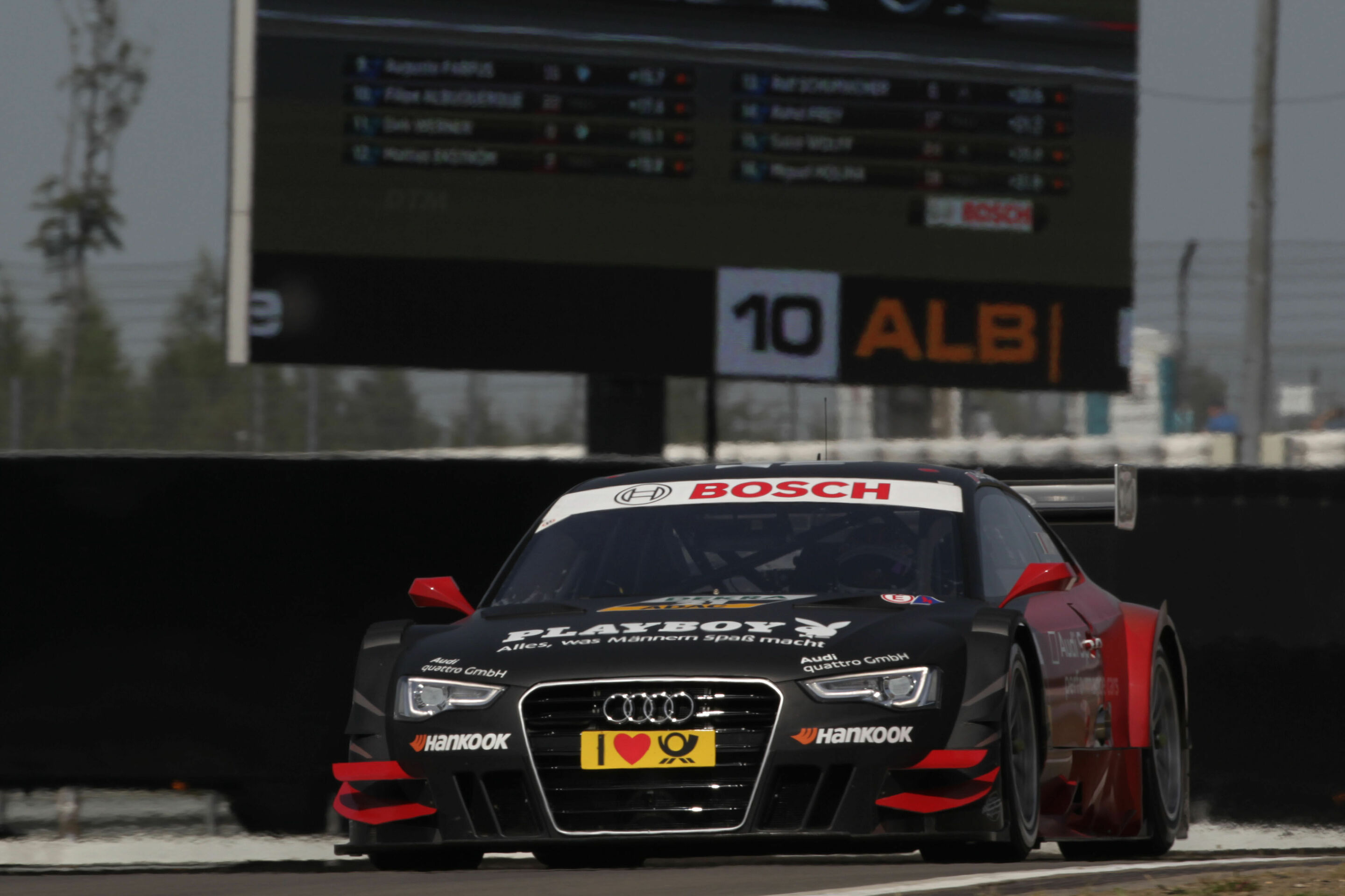 DTM 2012 - Edoardo Mortara, Playboy Audi A5 DTM #21 (Audi Sport Team Rosberg)