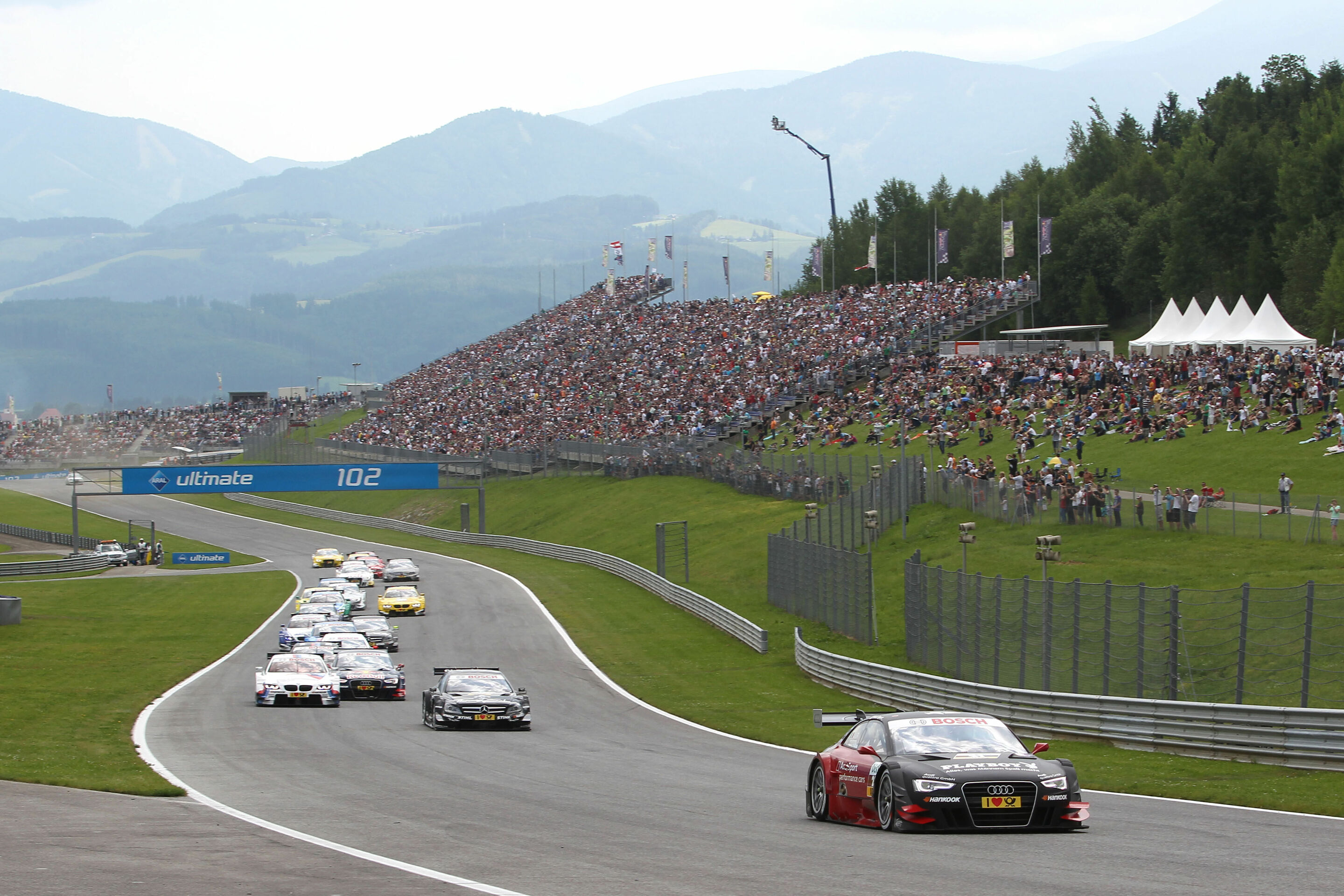 DTM 2012 - Edoardo Mortara, Playboy Audi A5 DTM #21 (Audi Sport Team Rosberg)