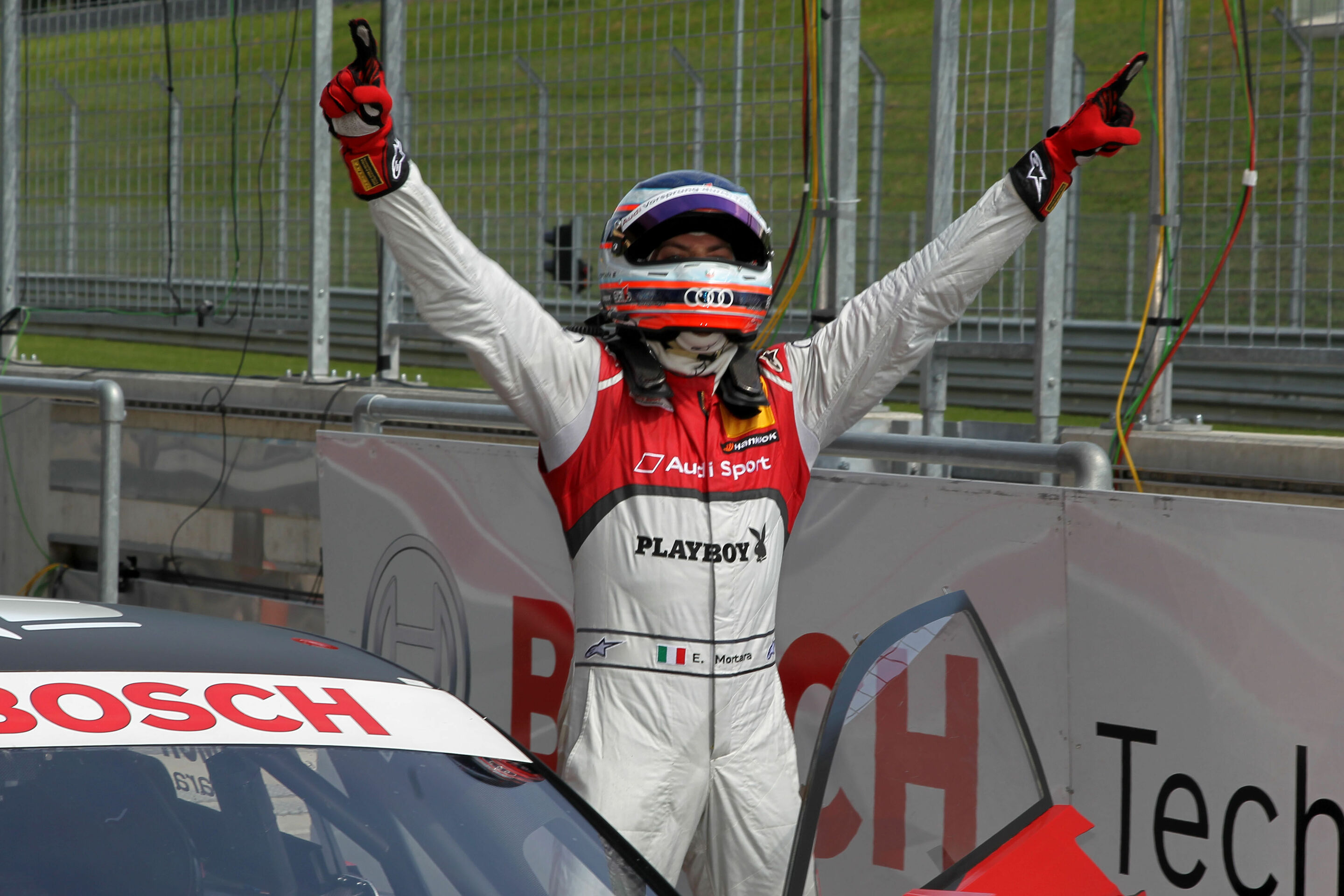 DTM 2012 - Edoardo Mortara, Playboy Audi A5 DTM #21 (Audi Sport Team Rosberg)
