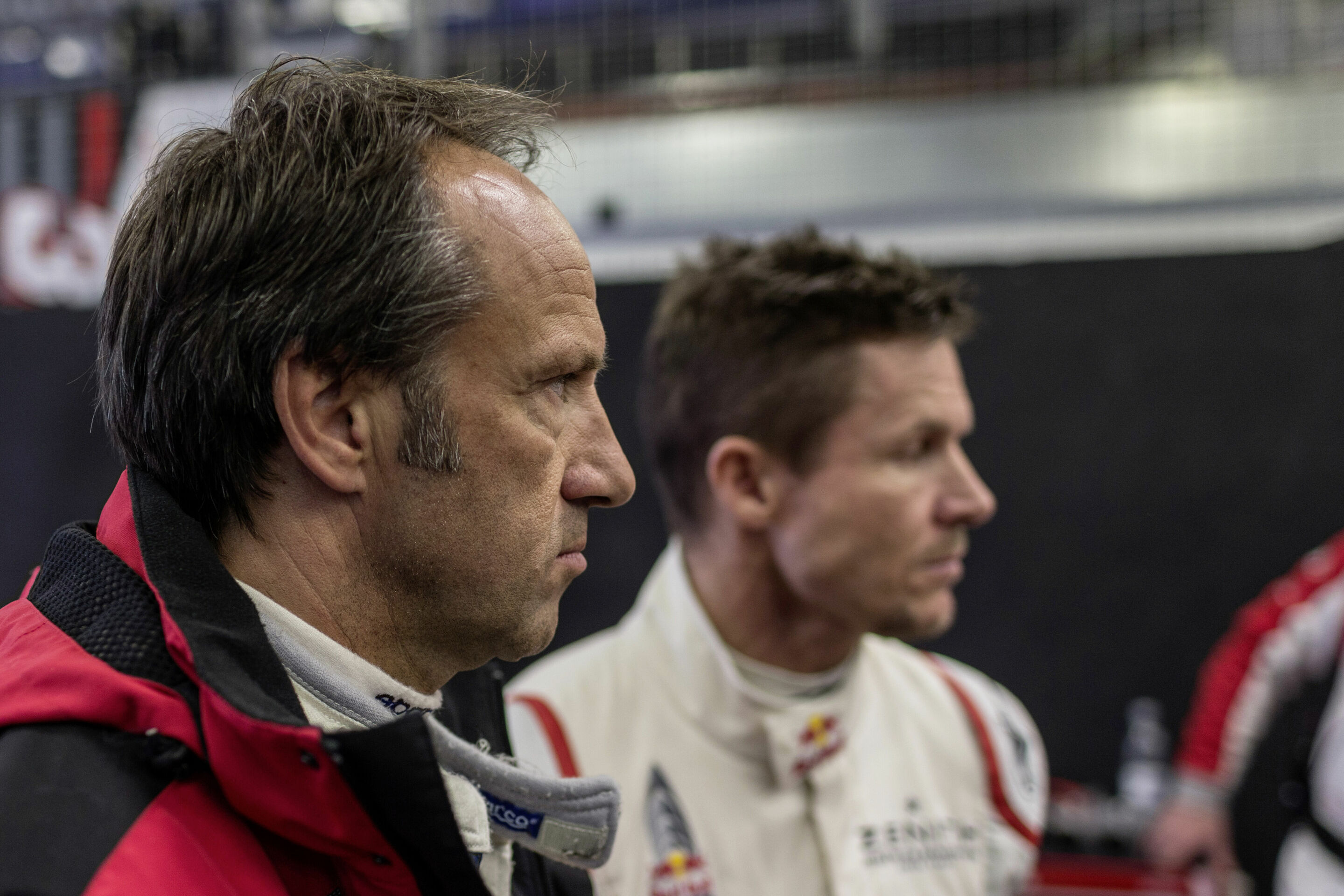 Felix Baumgartner to drive Audi R8 at Nürburgring 24 Hours - Marco Werner and Felix Baumgartner in the pit
