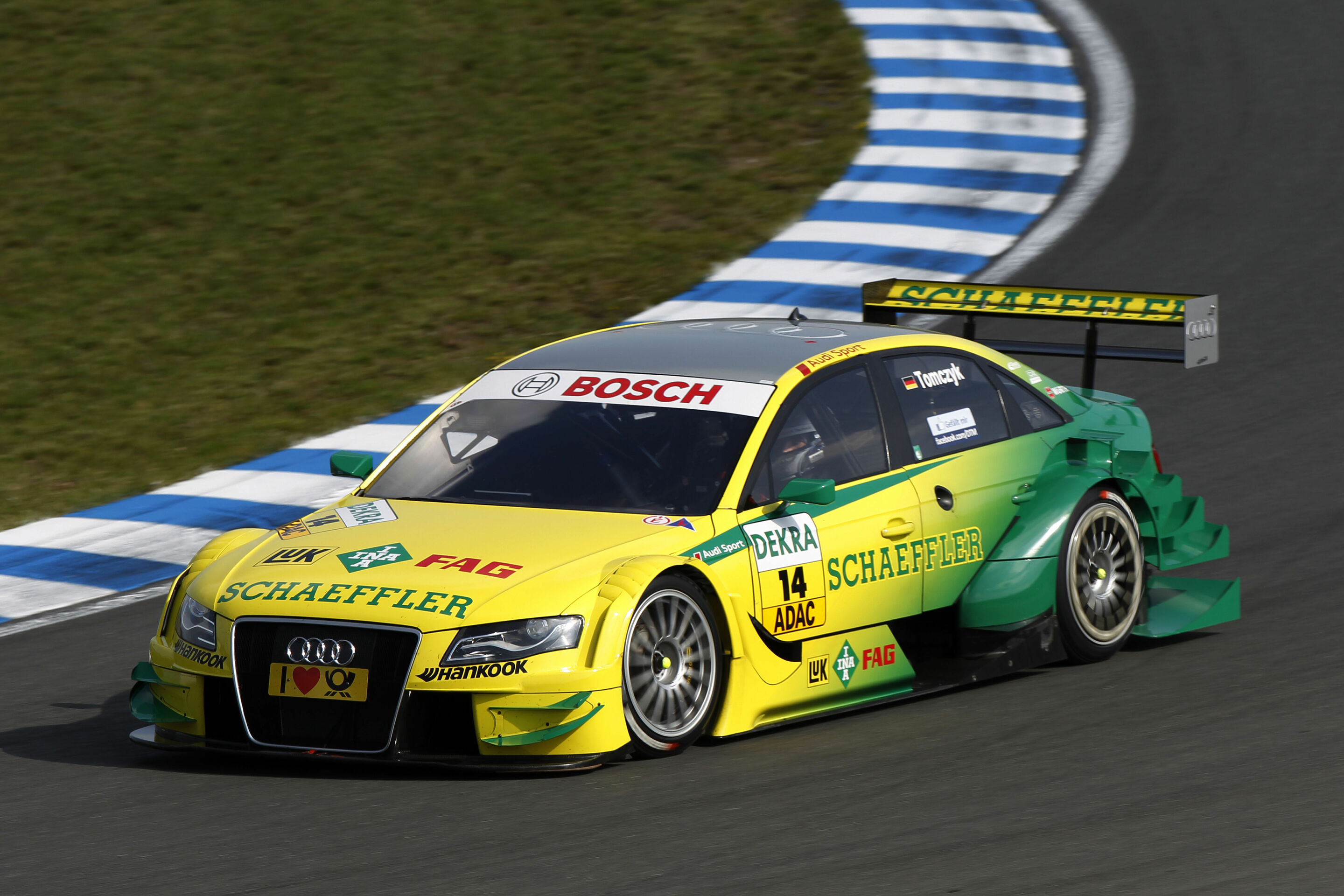 DTM 2011 - Schaeffler Audi A4 DTM #14 (Audi Sport Team Phoenix), Martin Tomczyk, bei der DTM Oschersleben