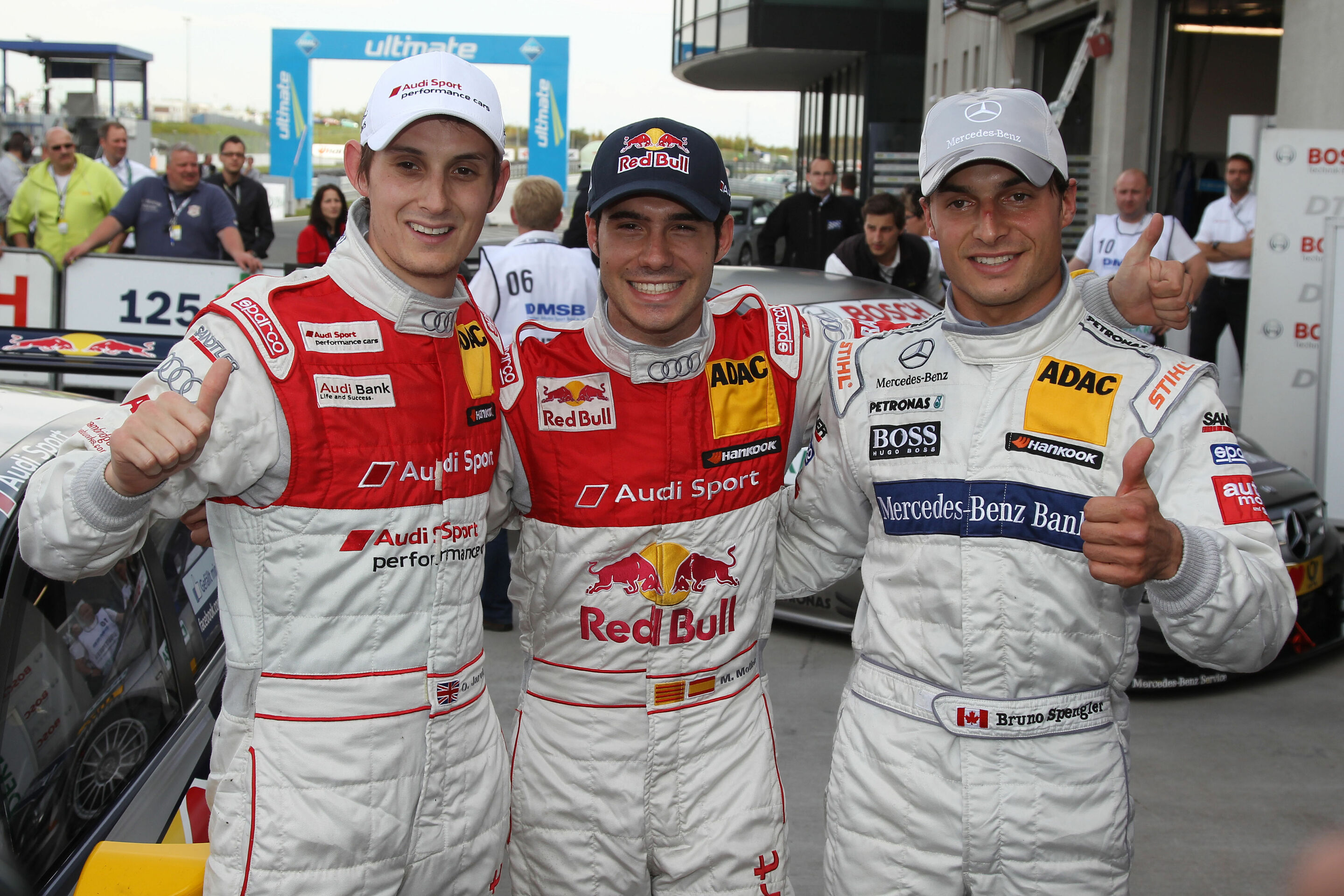 DTM 2011 - Oliver Jarvis, Miguel Molina, Bruno Spengler