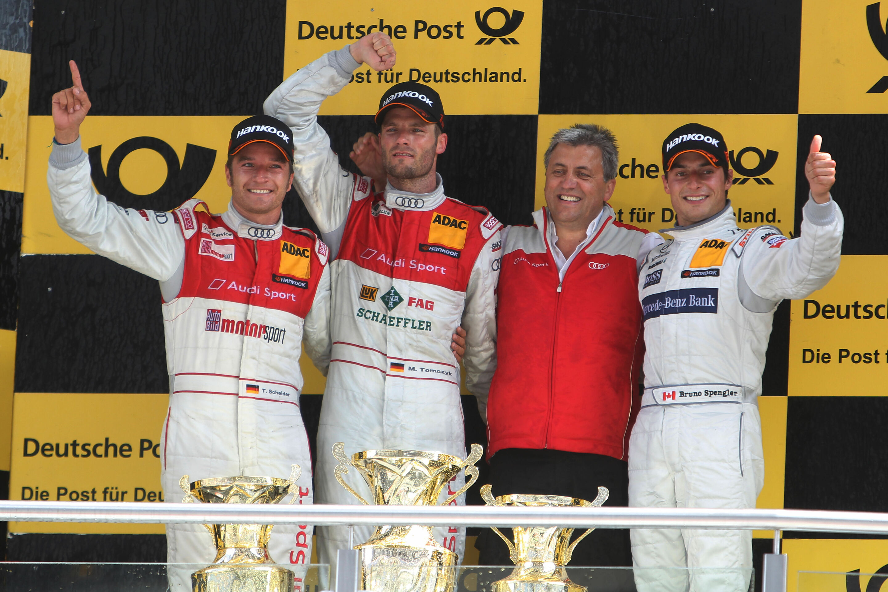 DTM 2011 - Podium DTM Lausitzring