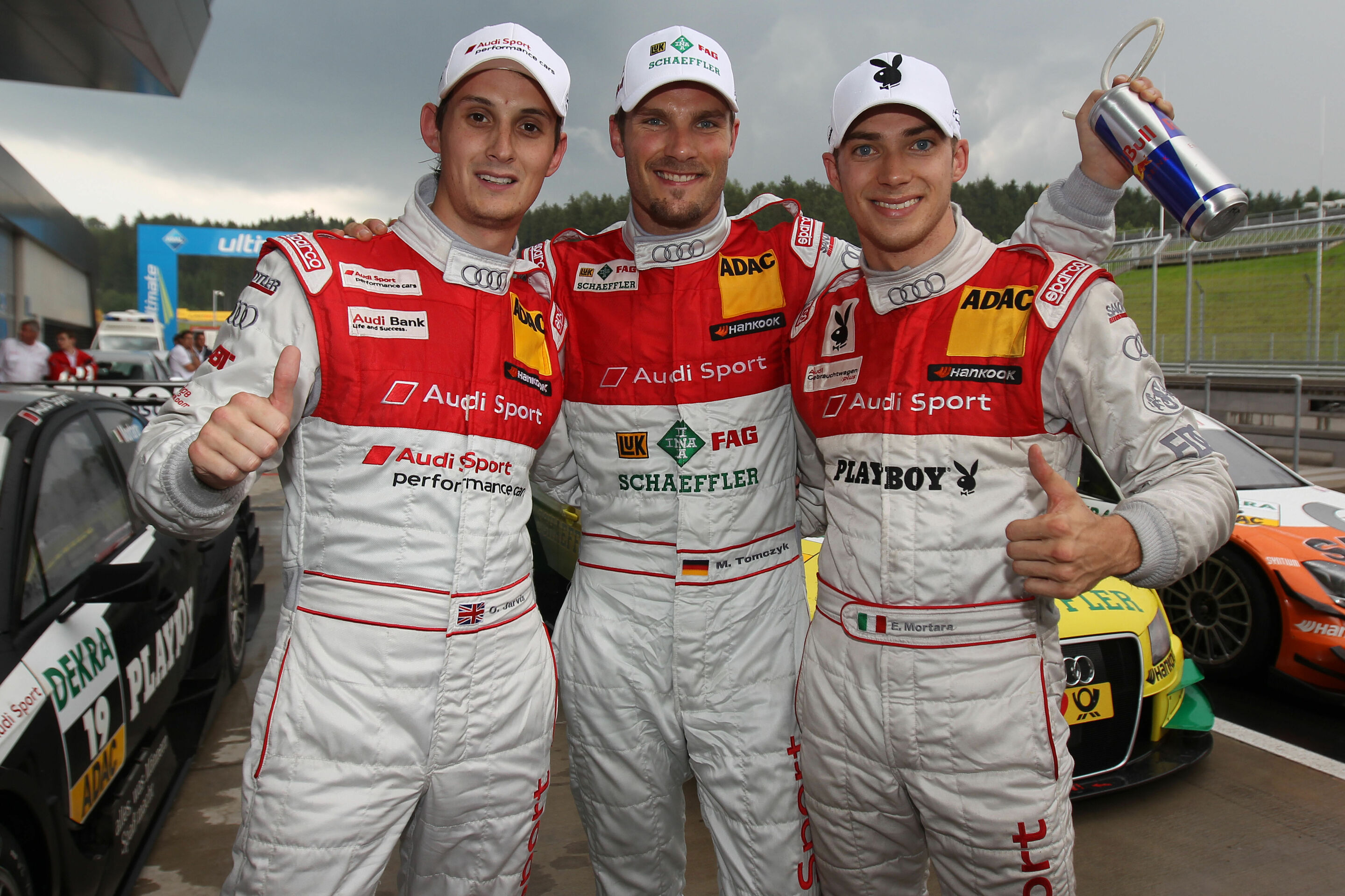 DTM 2011 - Oliver Jarvis, Martin Tomczyk, Edoardo Mortara